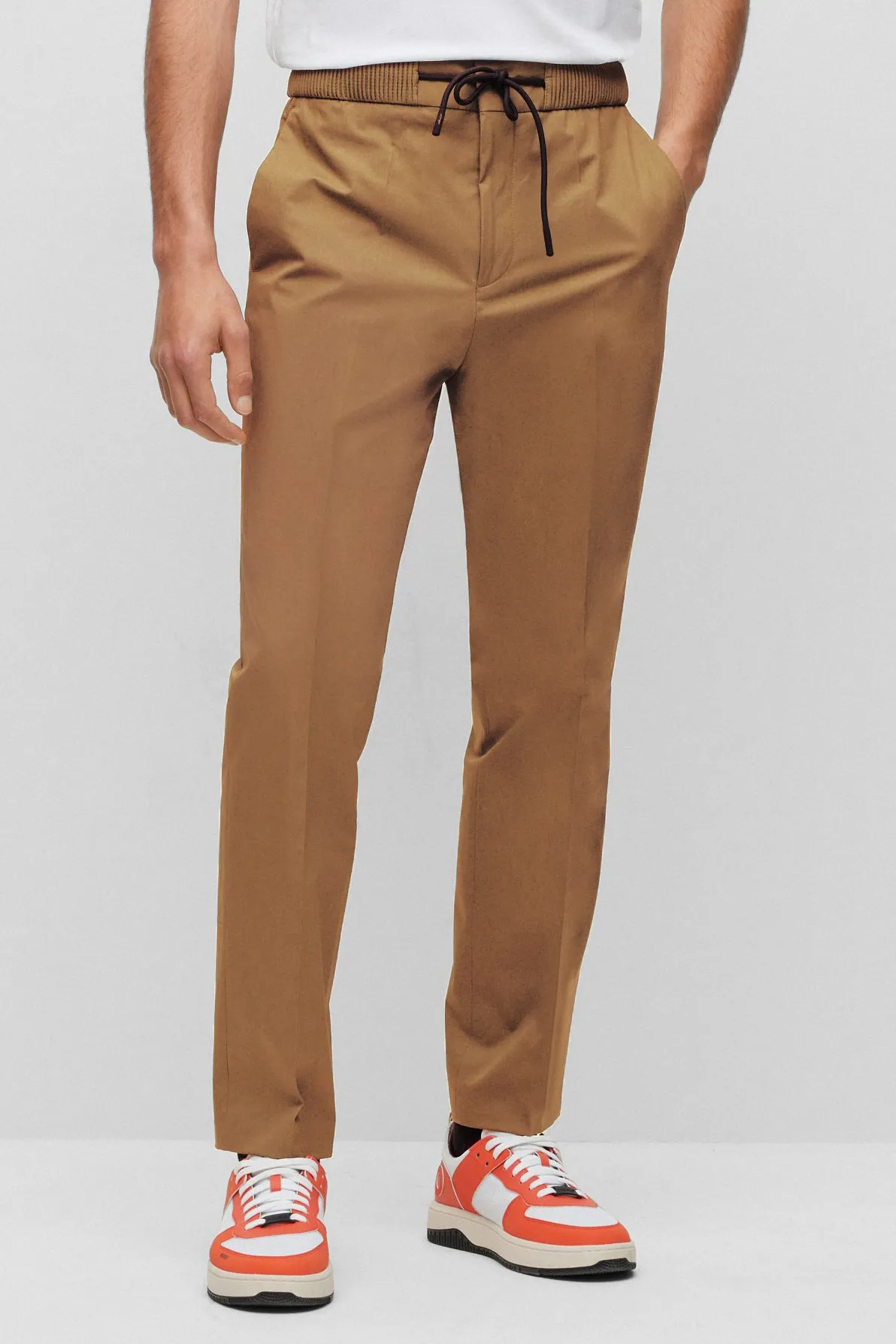 HUGO Cotton Stretch Pants Howie  