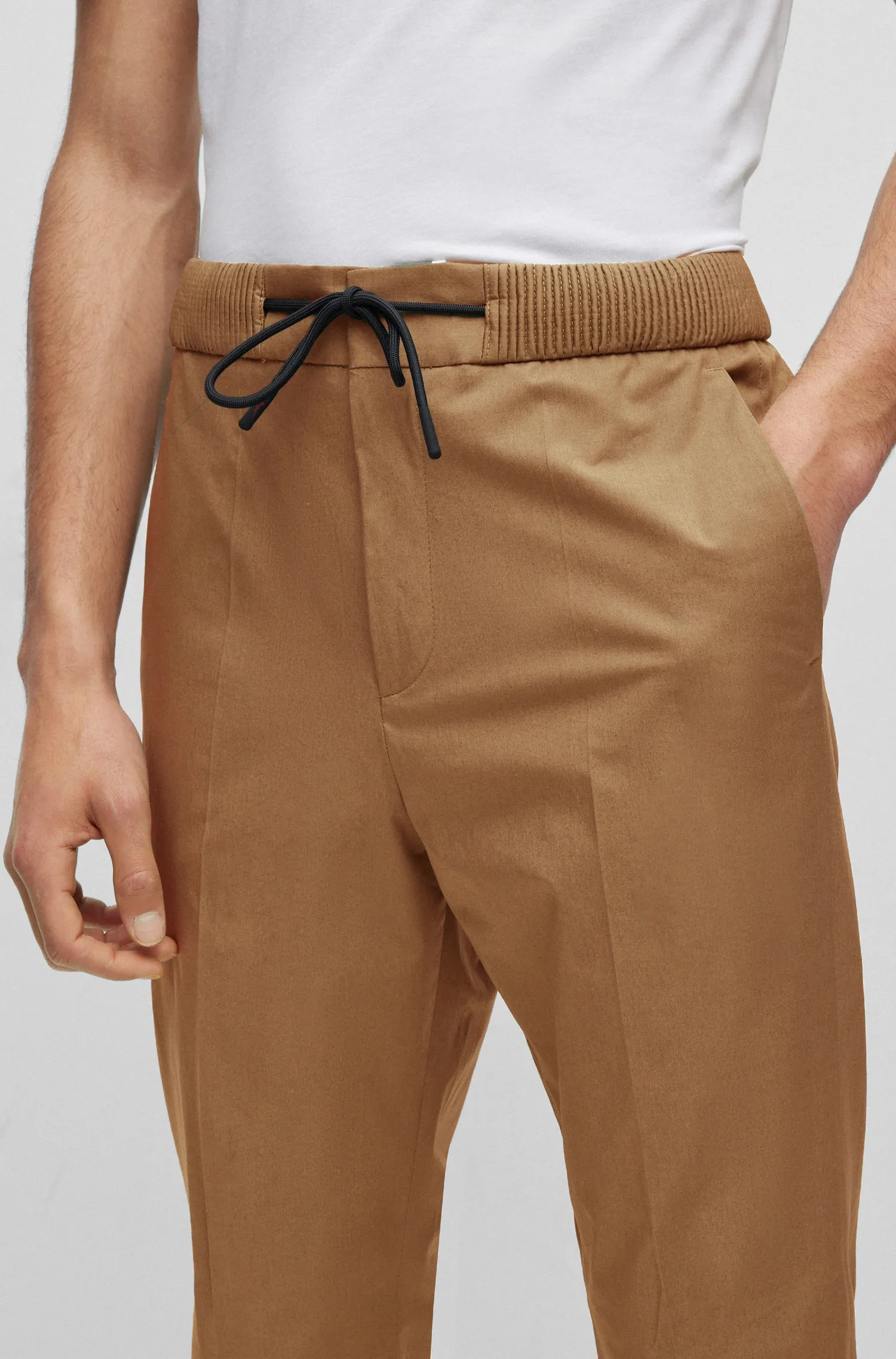 HUGO Cotton Stretch Pants Howie  