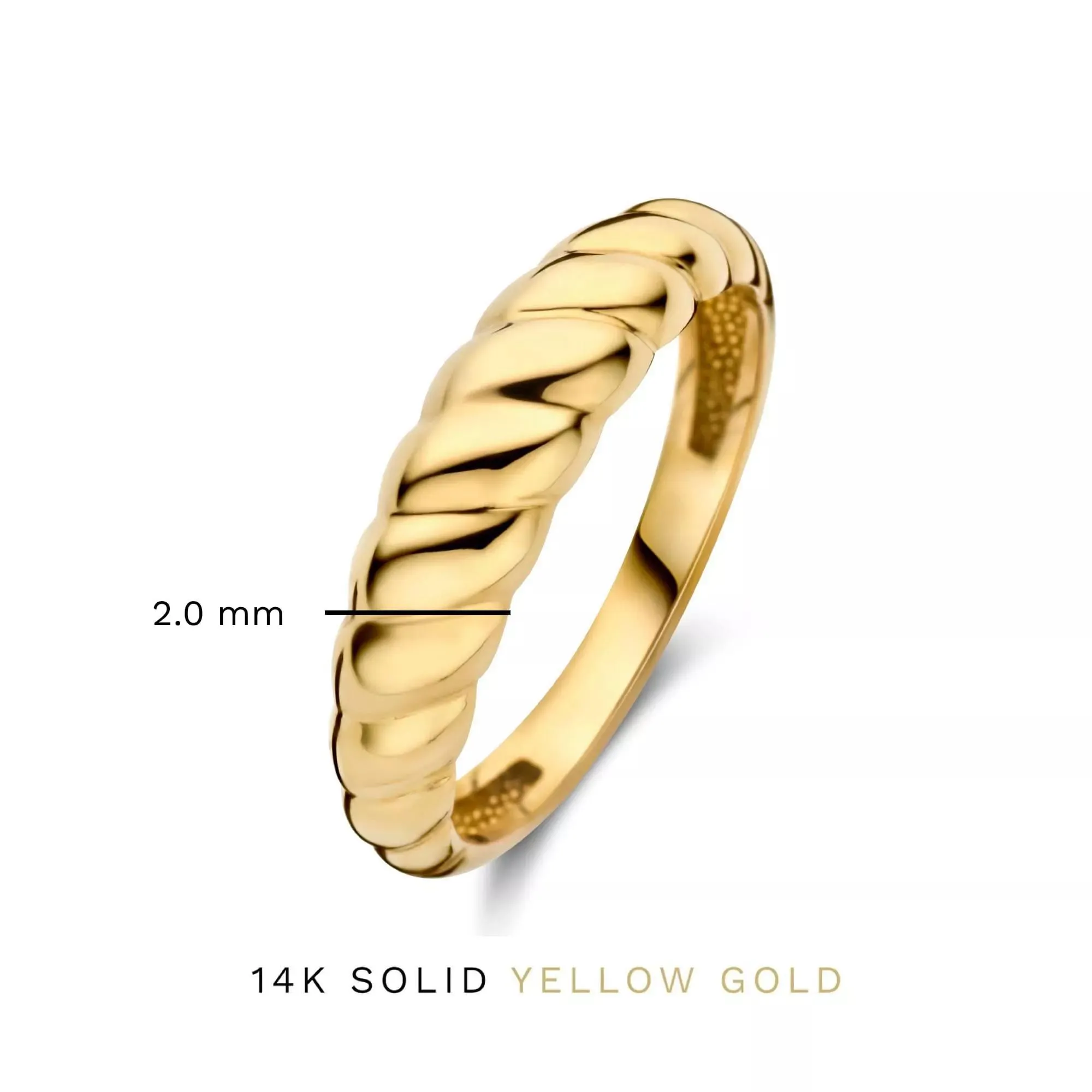   Isabel Bernard  Isabel Bernard Aidee damen Ring 585 Gold IB330081- Gold