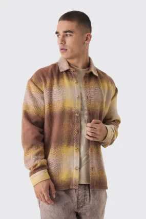 Kariertes Oversize Flannel-Hemd