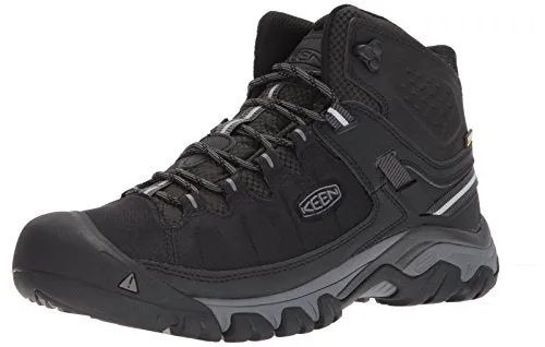 KEEN Herren Targhee EXP MID WP Trekking-& Wanderstiefel, Schwarz (Black/Steel Grey Black/Steel Grey)