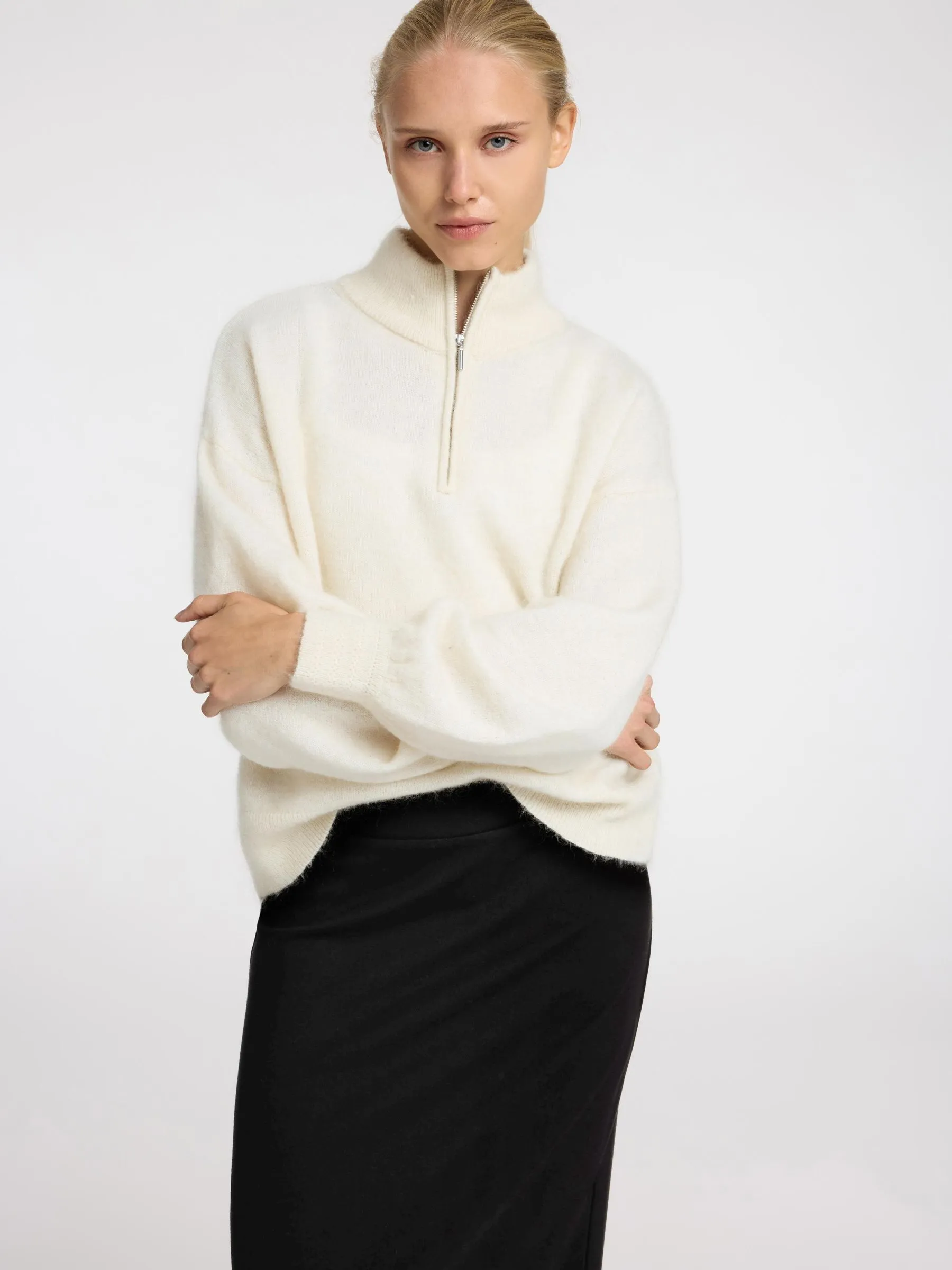 LANGARM HALF-ZIP PULLOVER