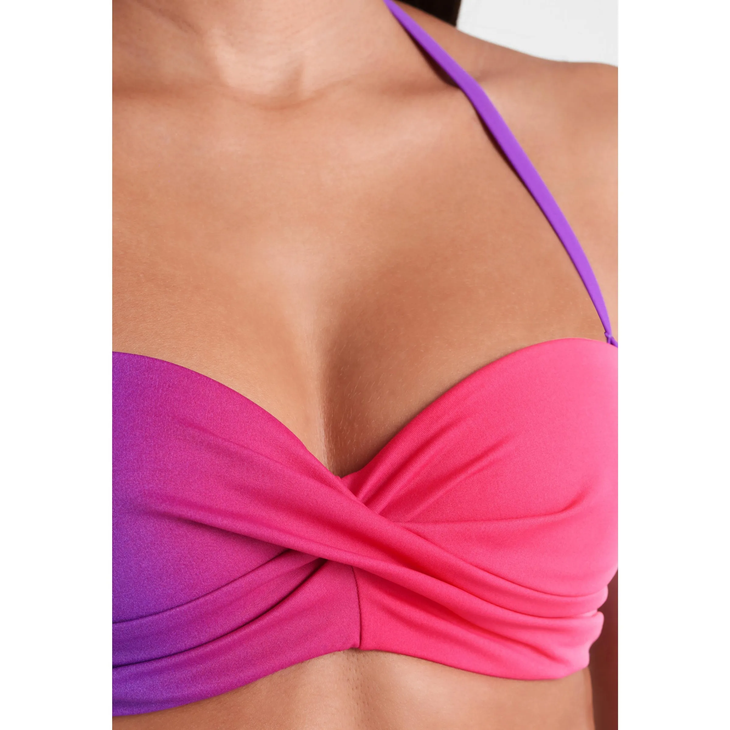 LASCANA Balconette Bikini in Neonlila, Neonpink