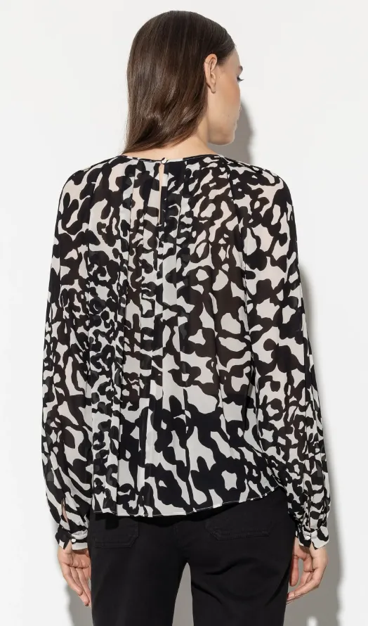 LUISA CERANO Bluse TUNIKA ANIMAL-PRINT 