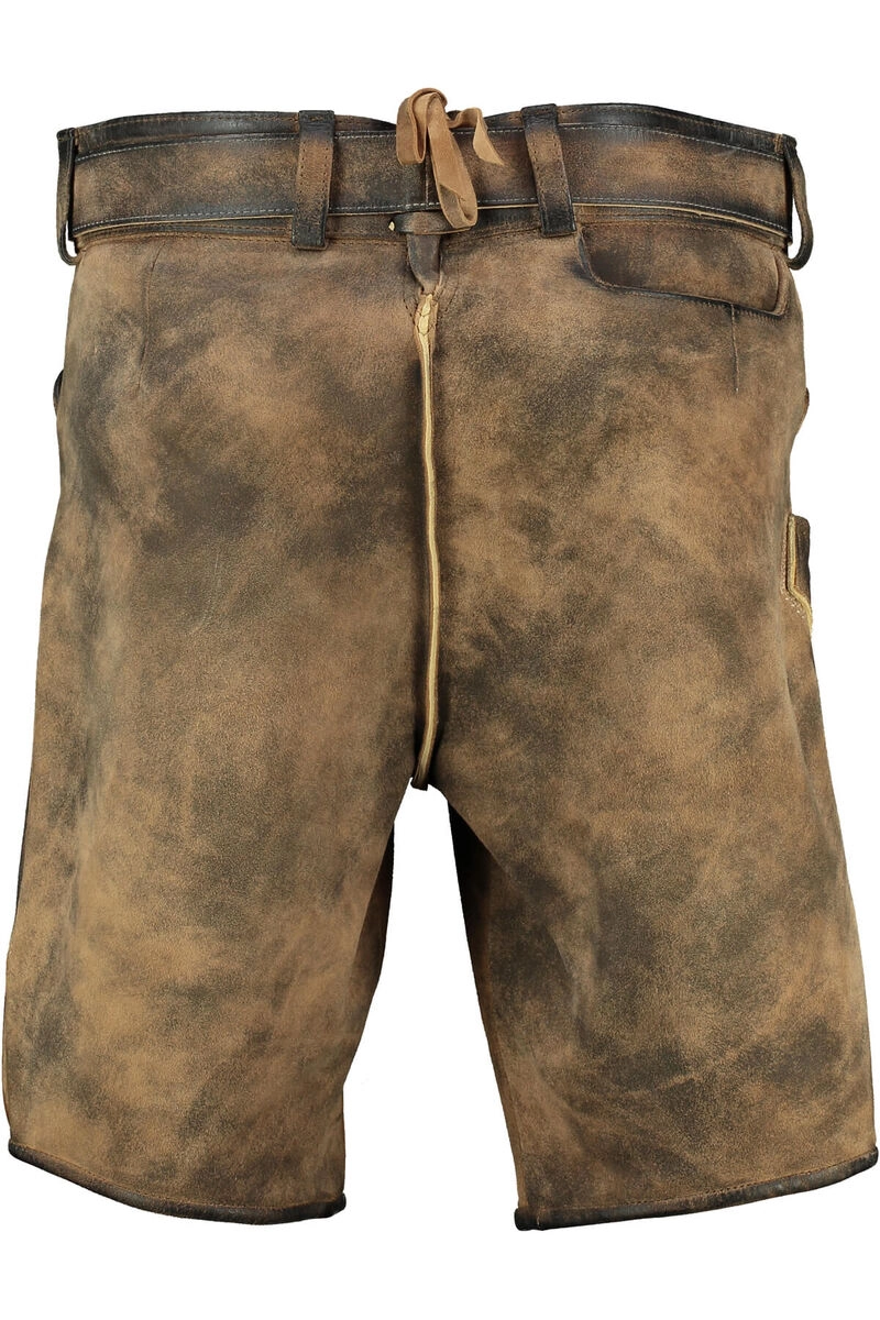 MADDOX Leder Shorts camel Ebelsbach Ziegenveloursleder