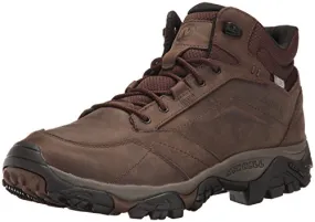 Merrell Herren Moab Adventure Mid Wp Trekking Wanderstiefel, Braun Dunkle Erde, 44.5 EU