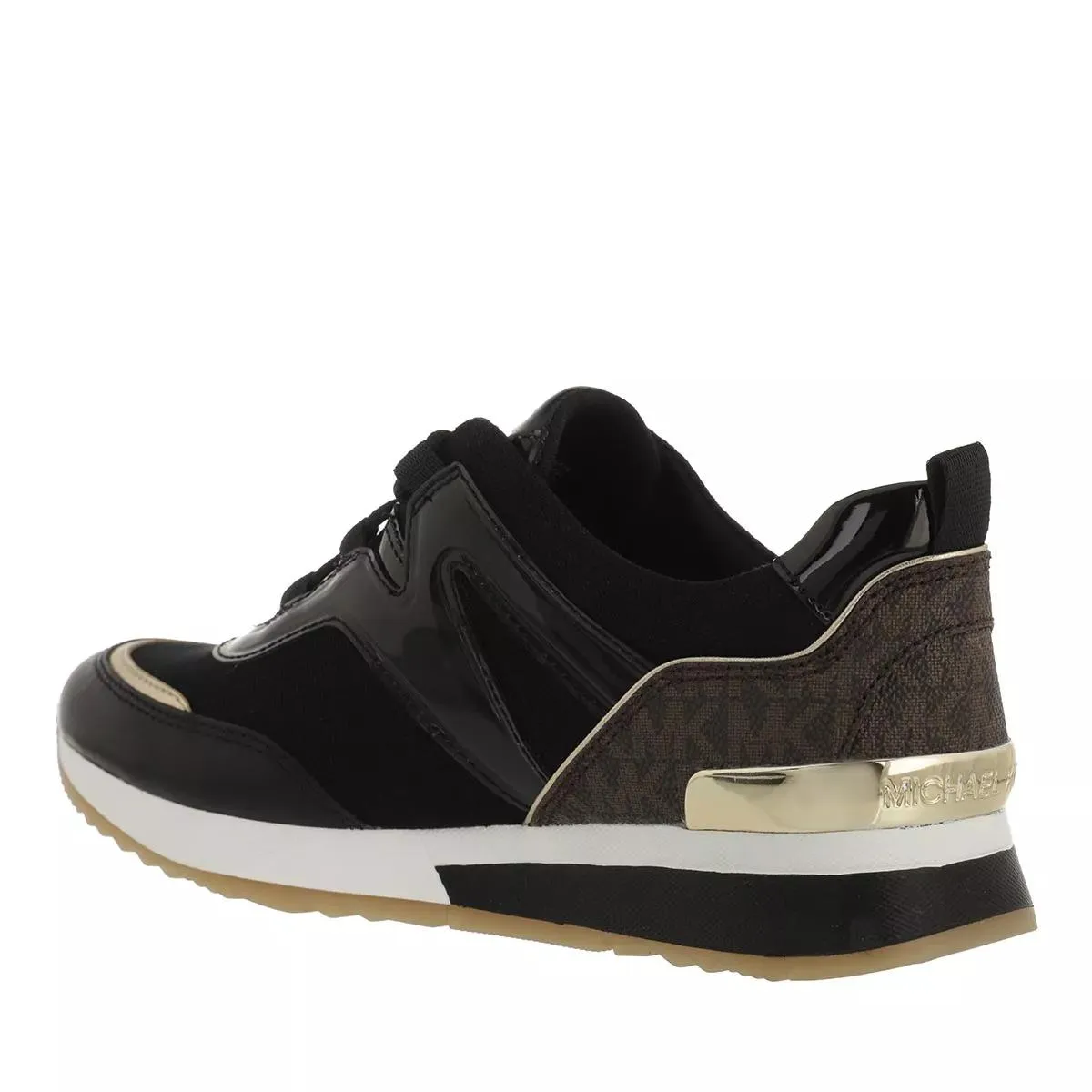   MICHAEL Michael Kors  Pippin Trainer Black/Brown  Low-Top Sneaker 