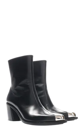 Miketest: ALEXANDER MCQUEEN Punk Boots Black