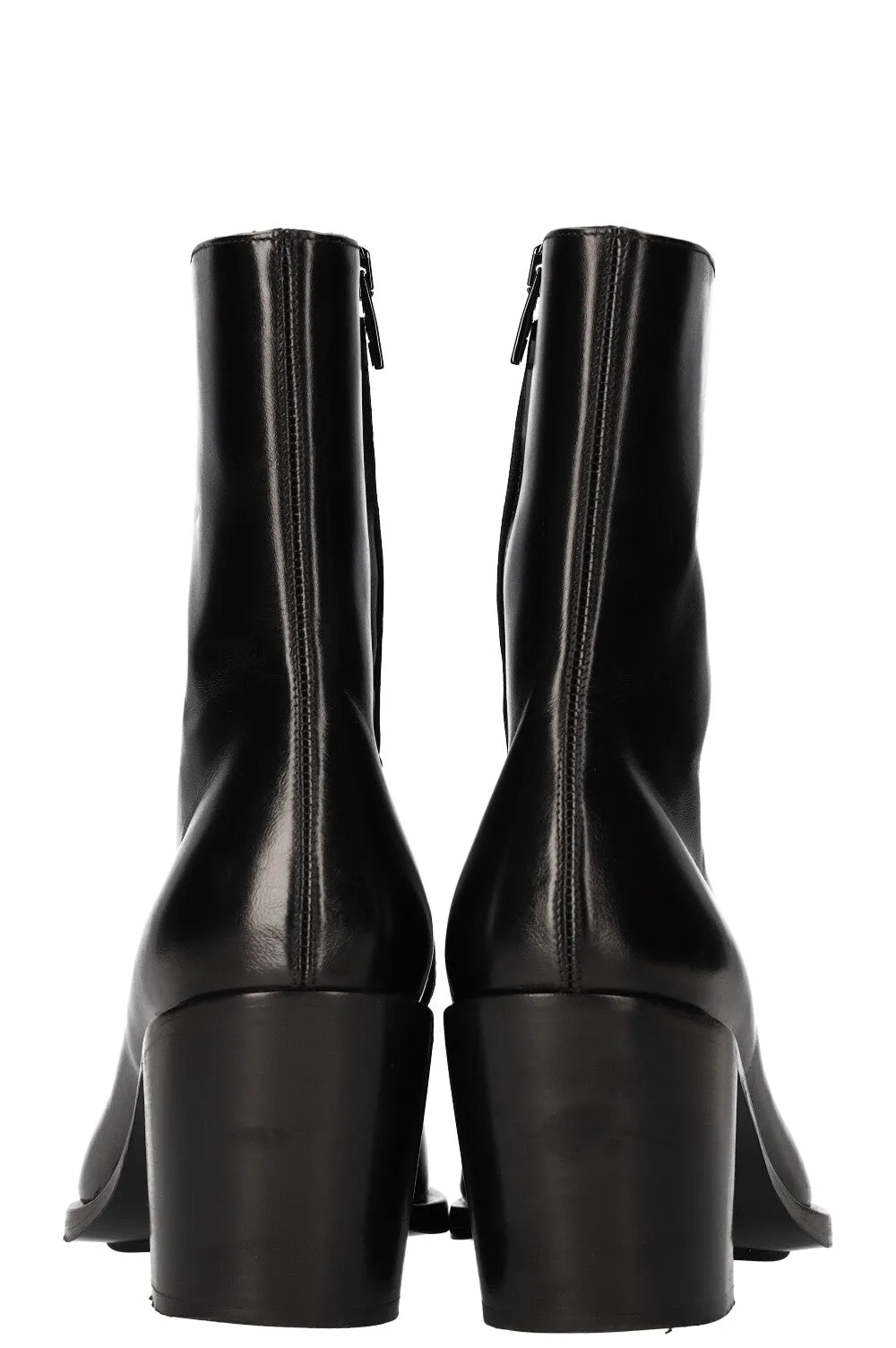 Miketest: ALEXANDER MCQUEEN Punk Boots Black