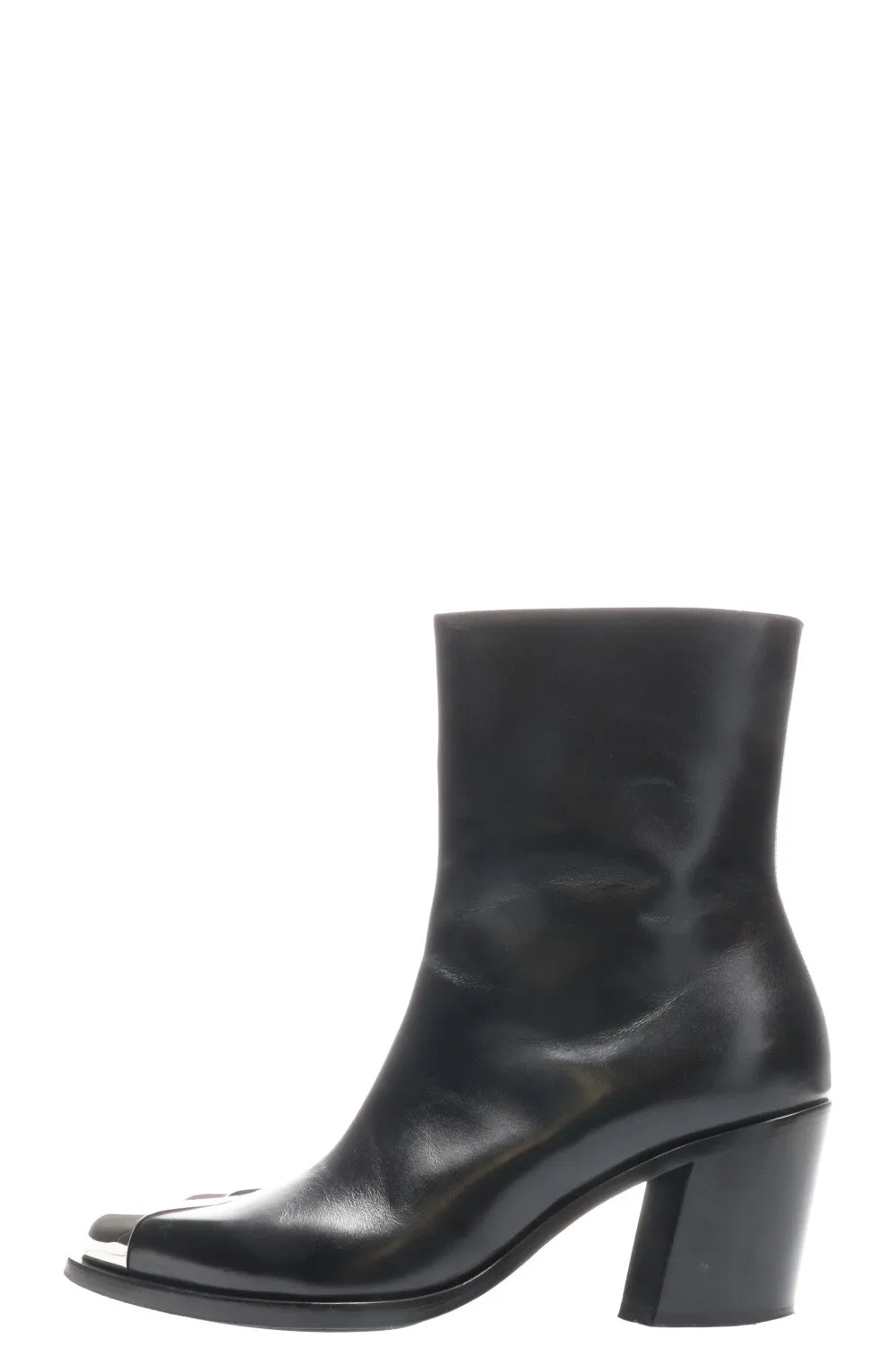 Miketest: ALEXANDER MCQUEEN Punk Boots Black