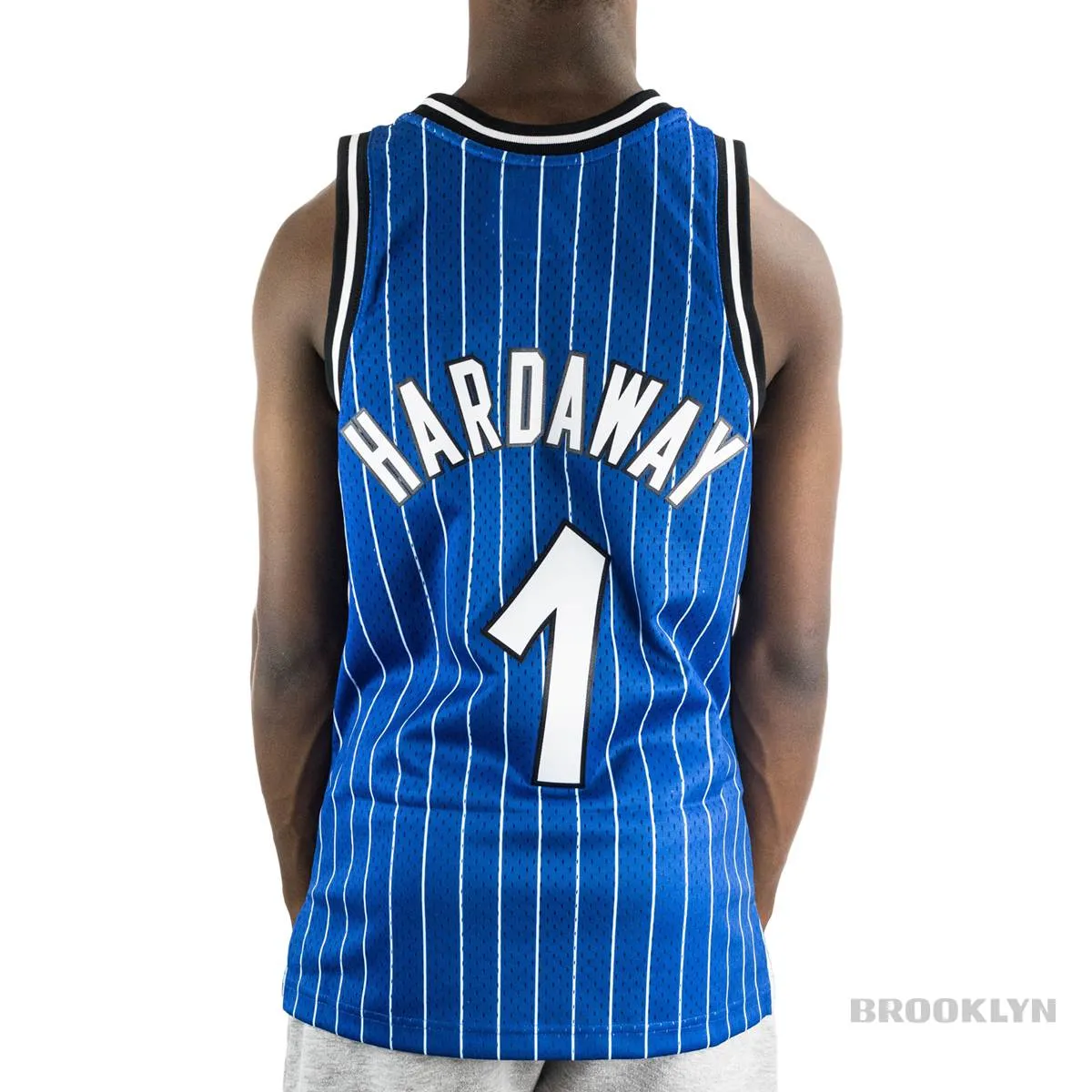 Mitchell & Ness Orlando Magic Anfernee Hardaway #1 NBA Swingman Jersey 2.0 Trikot SMJYGS18192-OMAROYA94AHAalt - blau-weiss