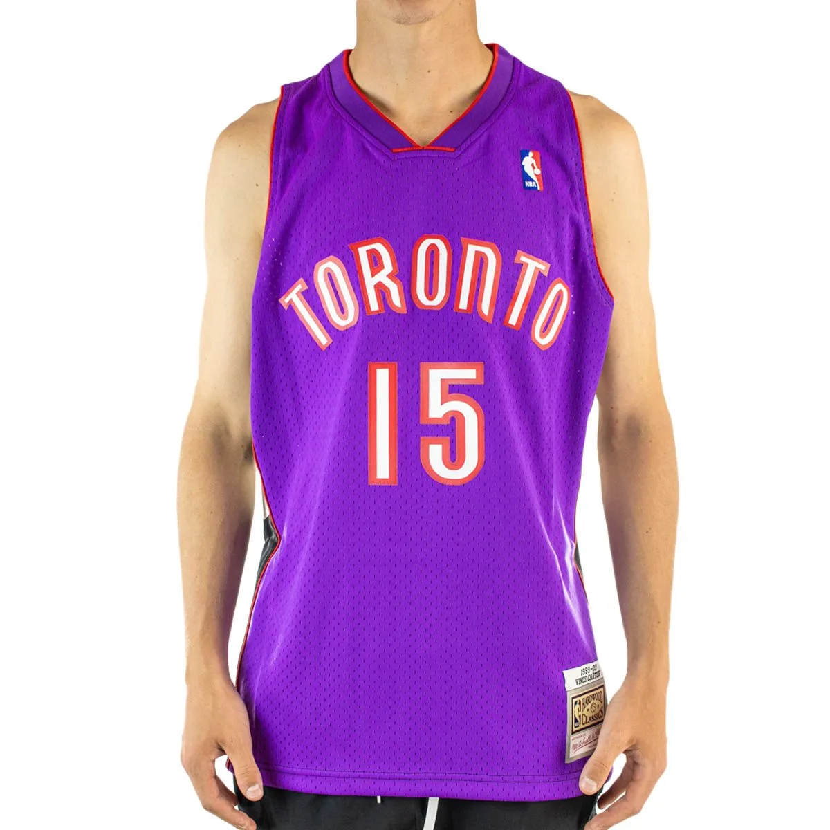 Mitchell & Ness Toronto Raptors NBA Vince Carter #15 Swingman Jersey 2.0 Trikot SMJYCP18192-TRADKPR99VCA - lila