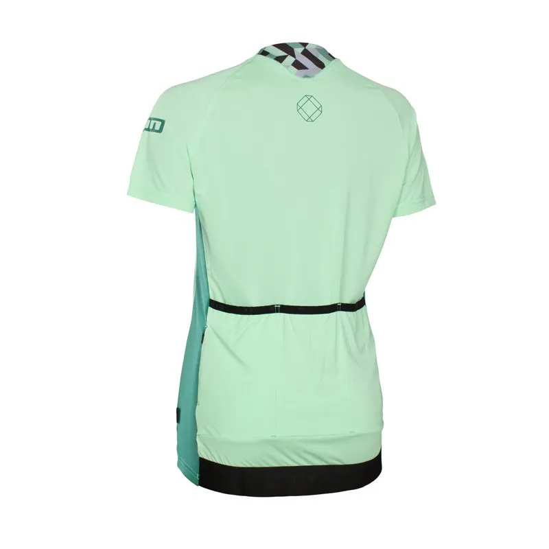 MTB Trikot Ion ---SS Traze AMP Half Zip Grannysmith Green