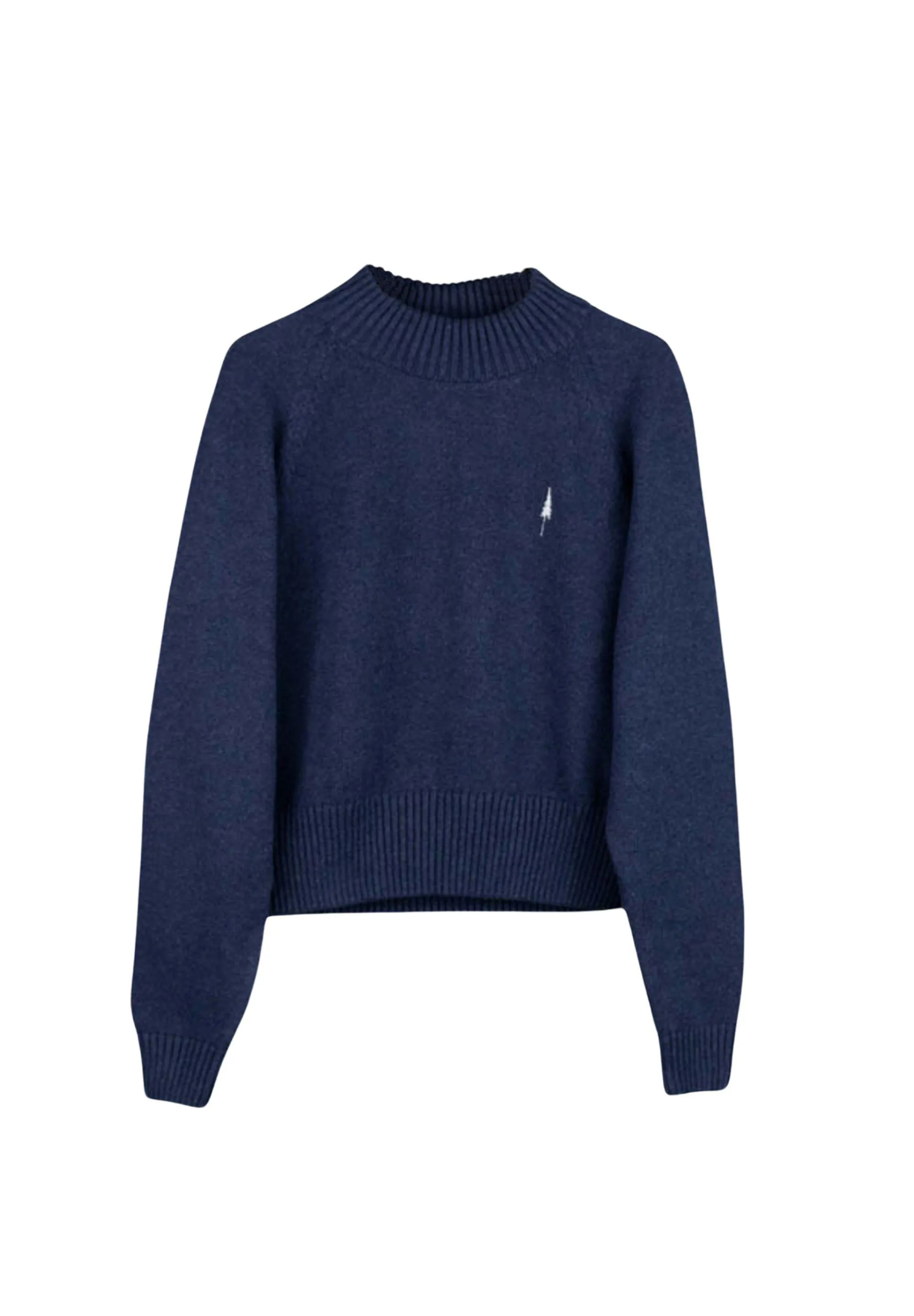 NIKIN TreePullover Cosy Women Strickpullover Damen Navy Mel im Online Shop von kaufen