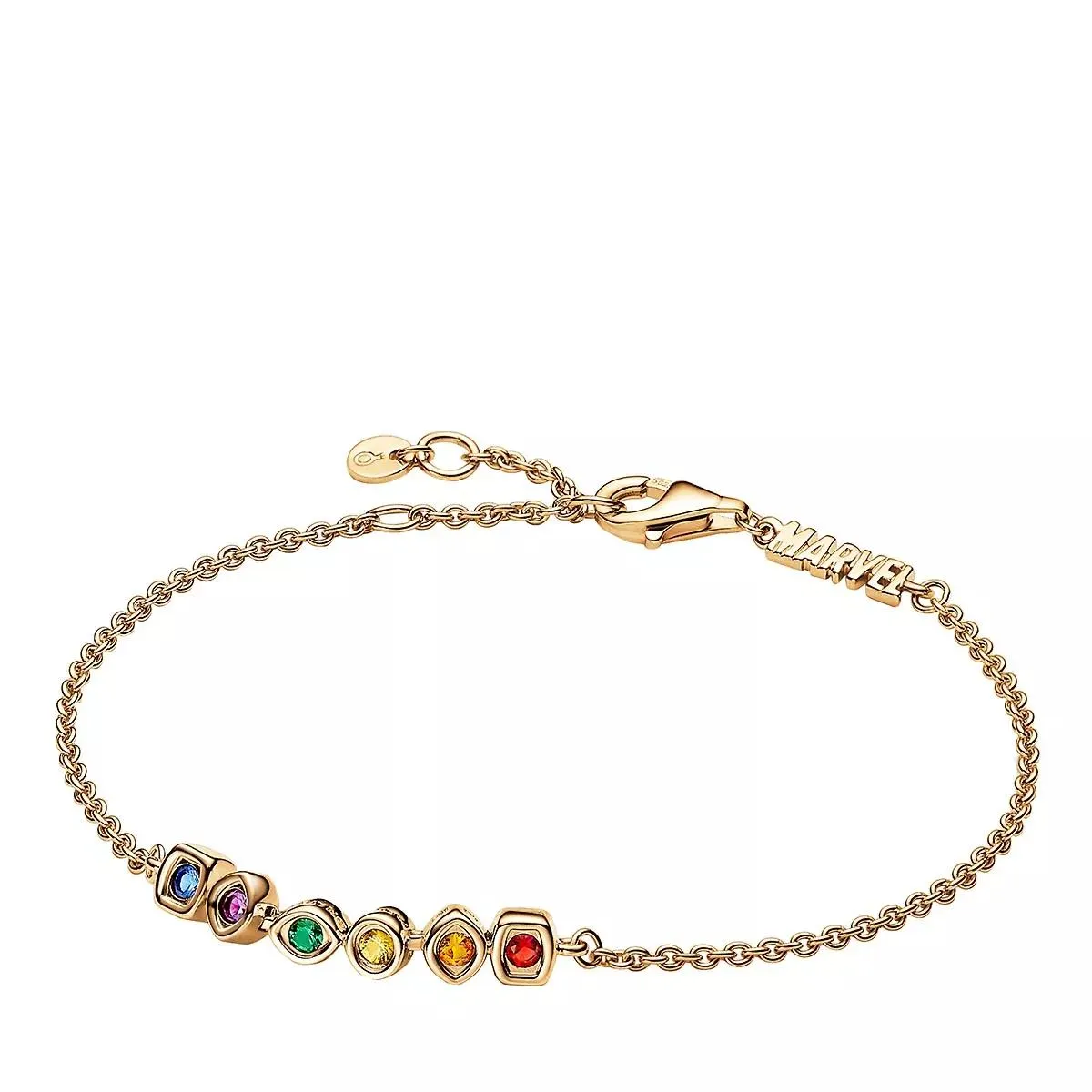   Pandora  Marvel 14k gold-plated bracelet with red, orange,  Multicolor  Armband 