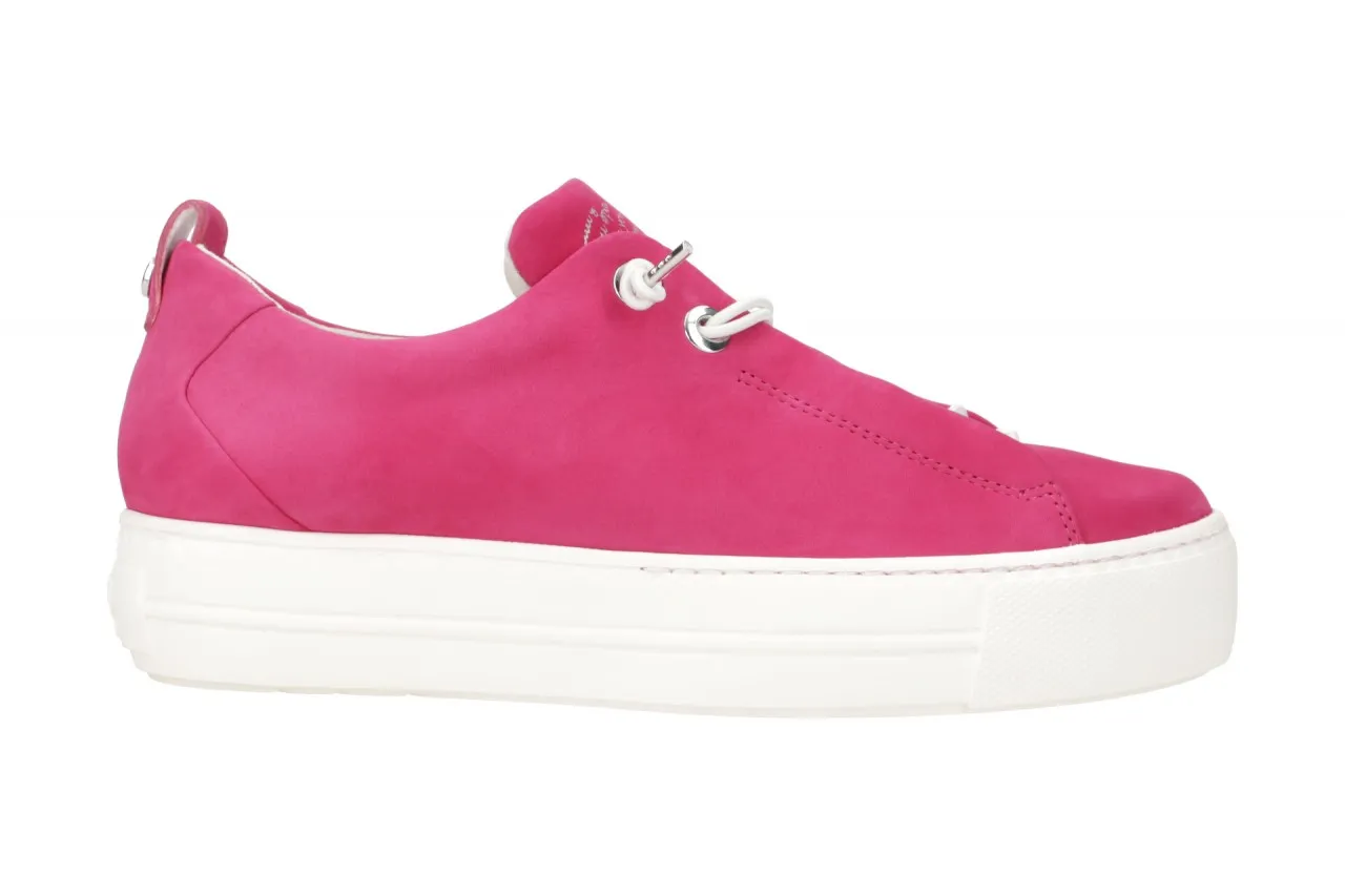 Paul Green Sneaker Plateau Schuhe pink barbie Nubuck 5017