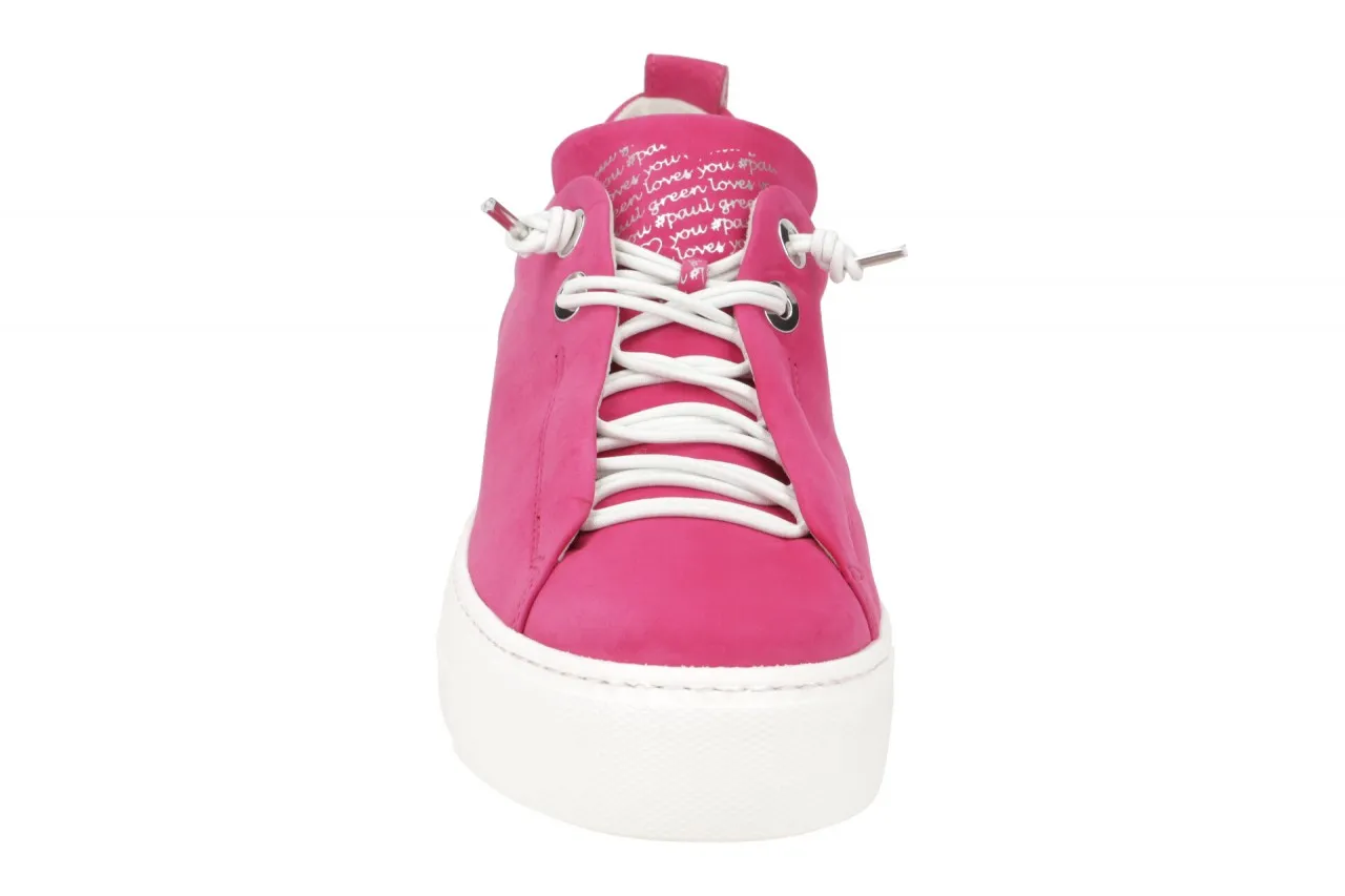 Paul Green Sneaker Plateau Schuhe pink barbie Nubuck 5017