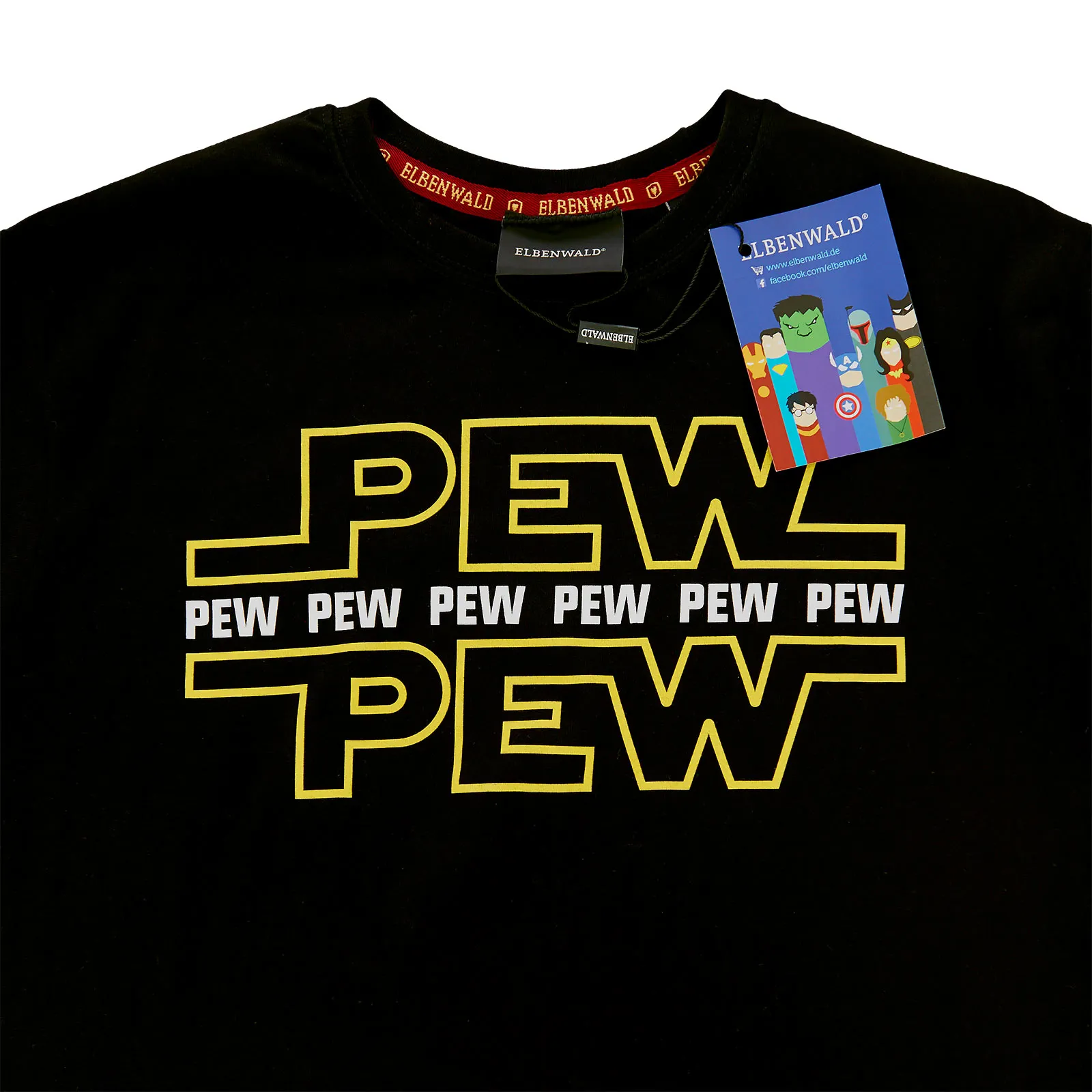 Pew Pew - T-Shirt schwarz | Elbenwald