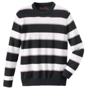 Pima-Pullover Maritime Block Stripes