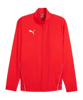 PUMA teamGOAL Sideline Jacke Rot F01