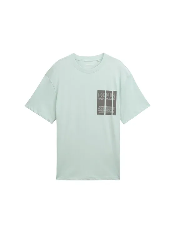 Relaxed T-Shirt mit Logo Print