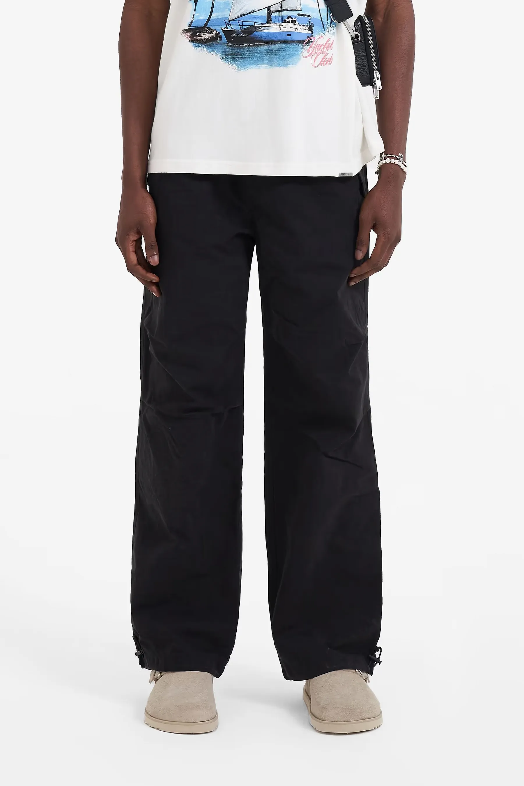 REPRESENT Cotton-Nylon Ripstop Parachute Pants  