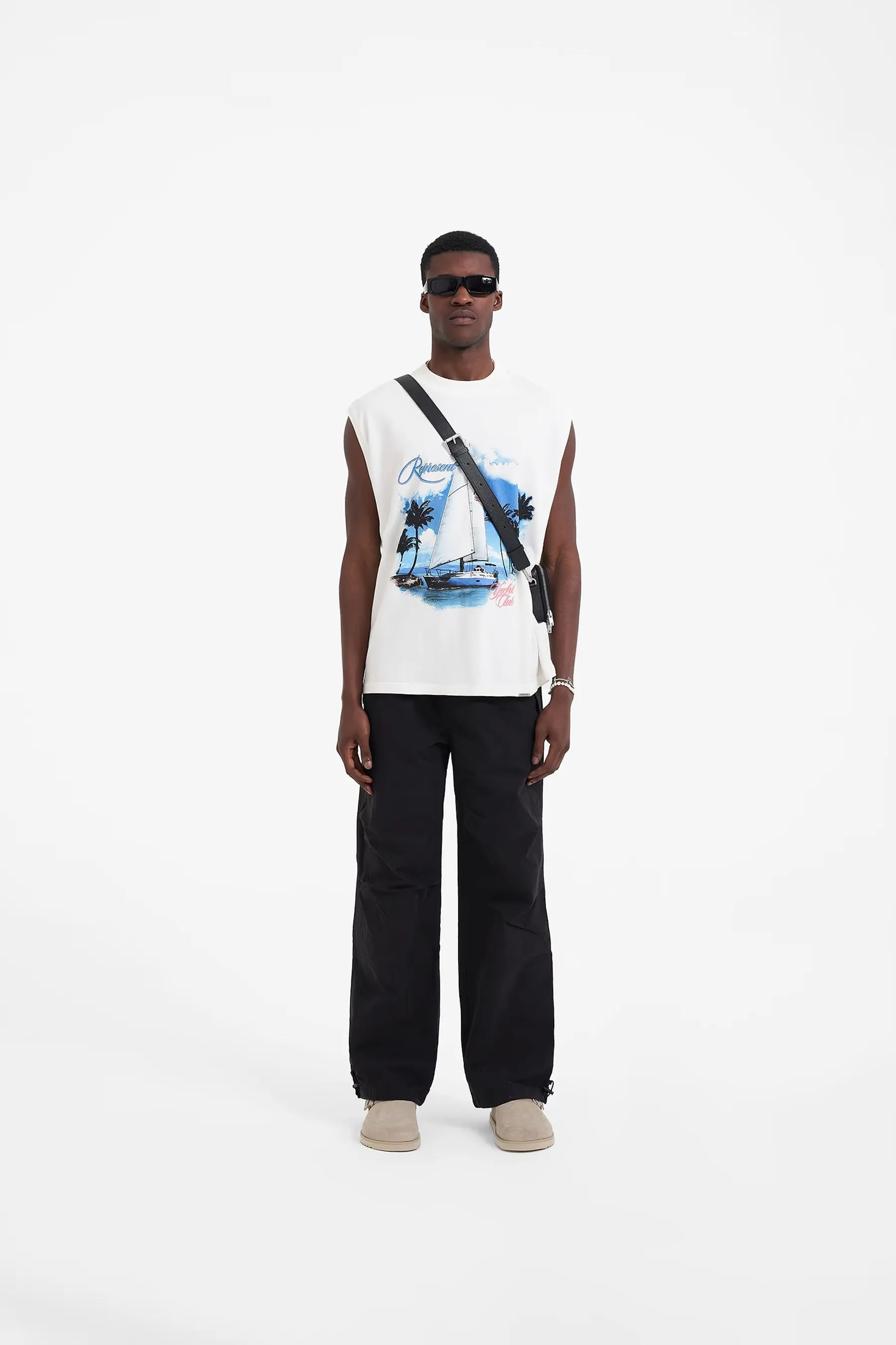 REPRESENT Cotton-Nylon Ripstop Parachute Pants  