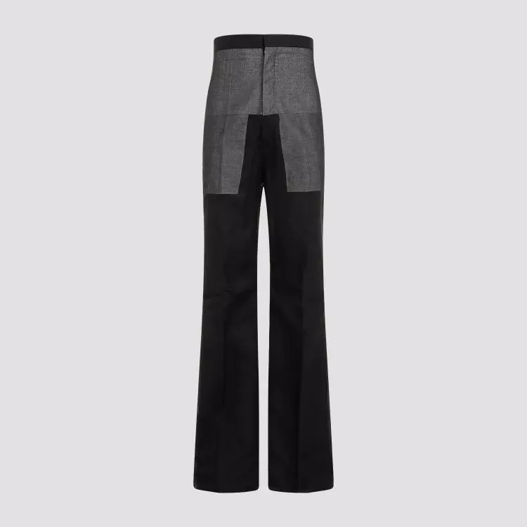   Rick Owens  Dirt Bolan Black Cotton Pants Black