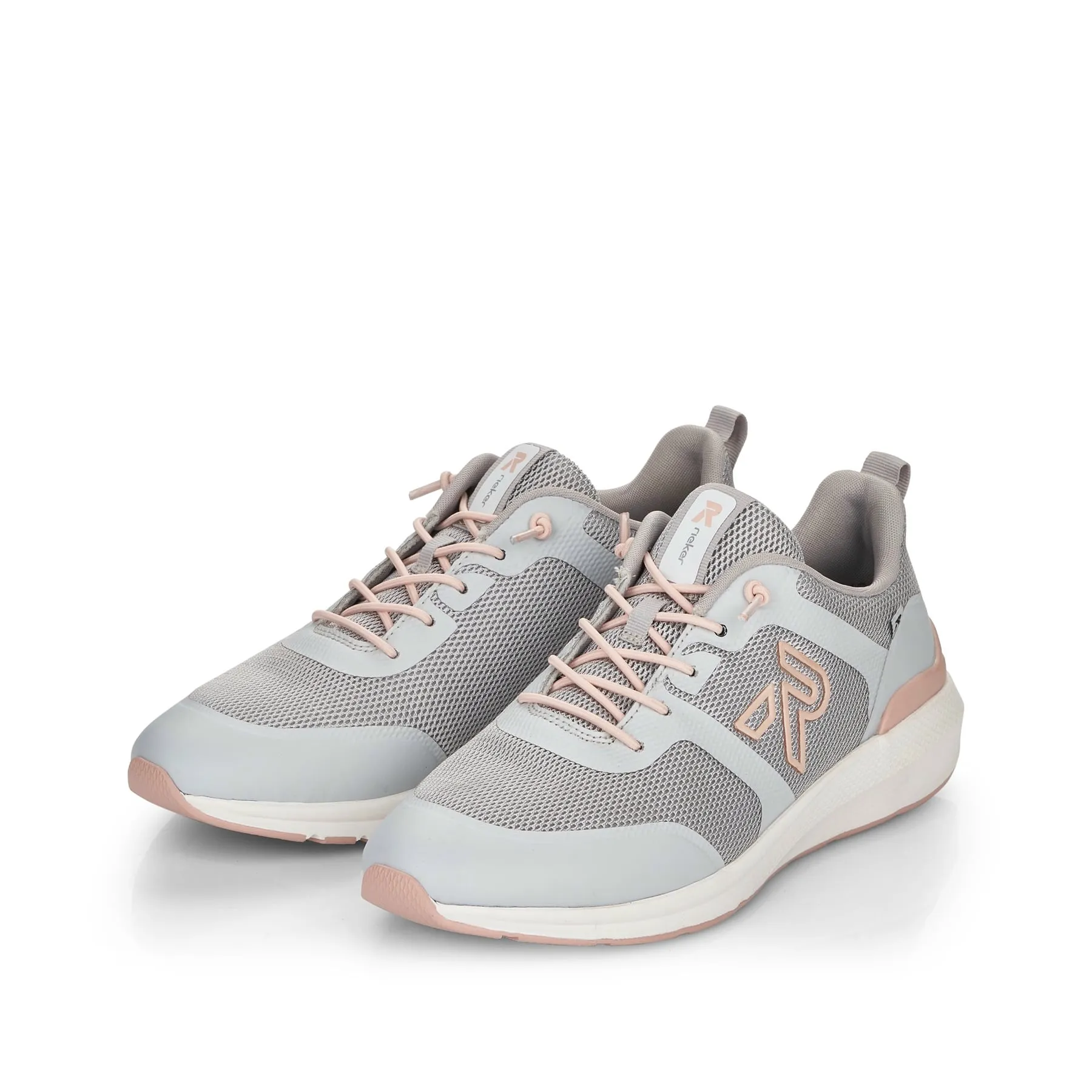 Rieker Damen Sneaker Low stone grey | 40102-40