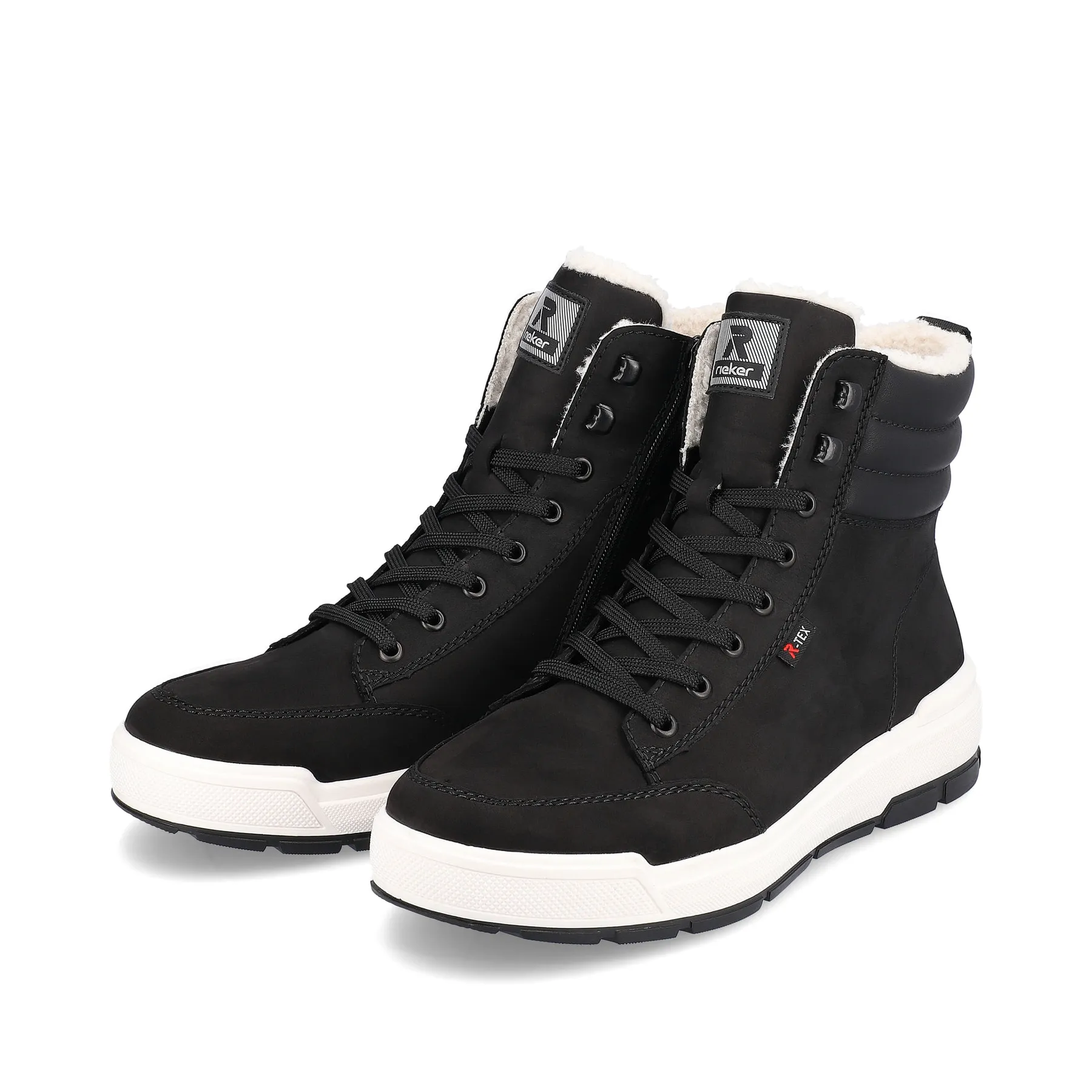 Rieker Herren Sneaker High asphaltschwarz | U0071-00