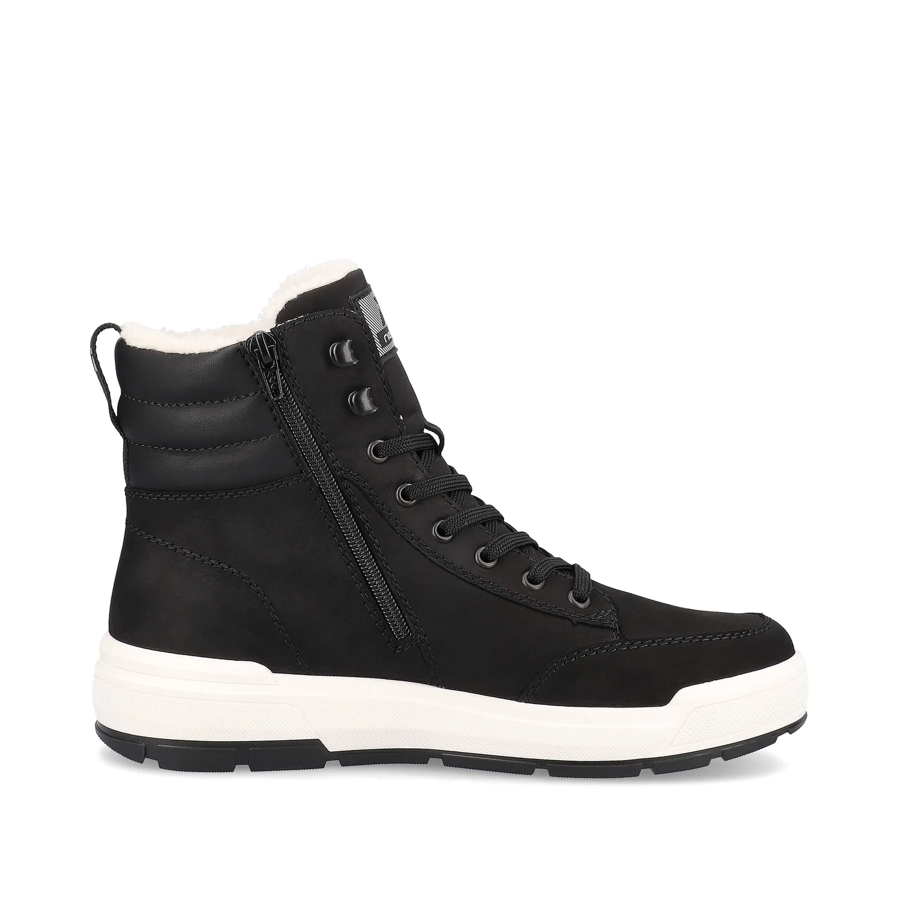 Rieker Herren Sneaker High asphaltschwarz | U0071-00