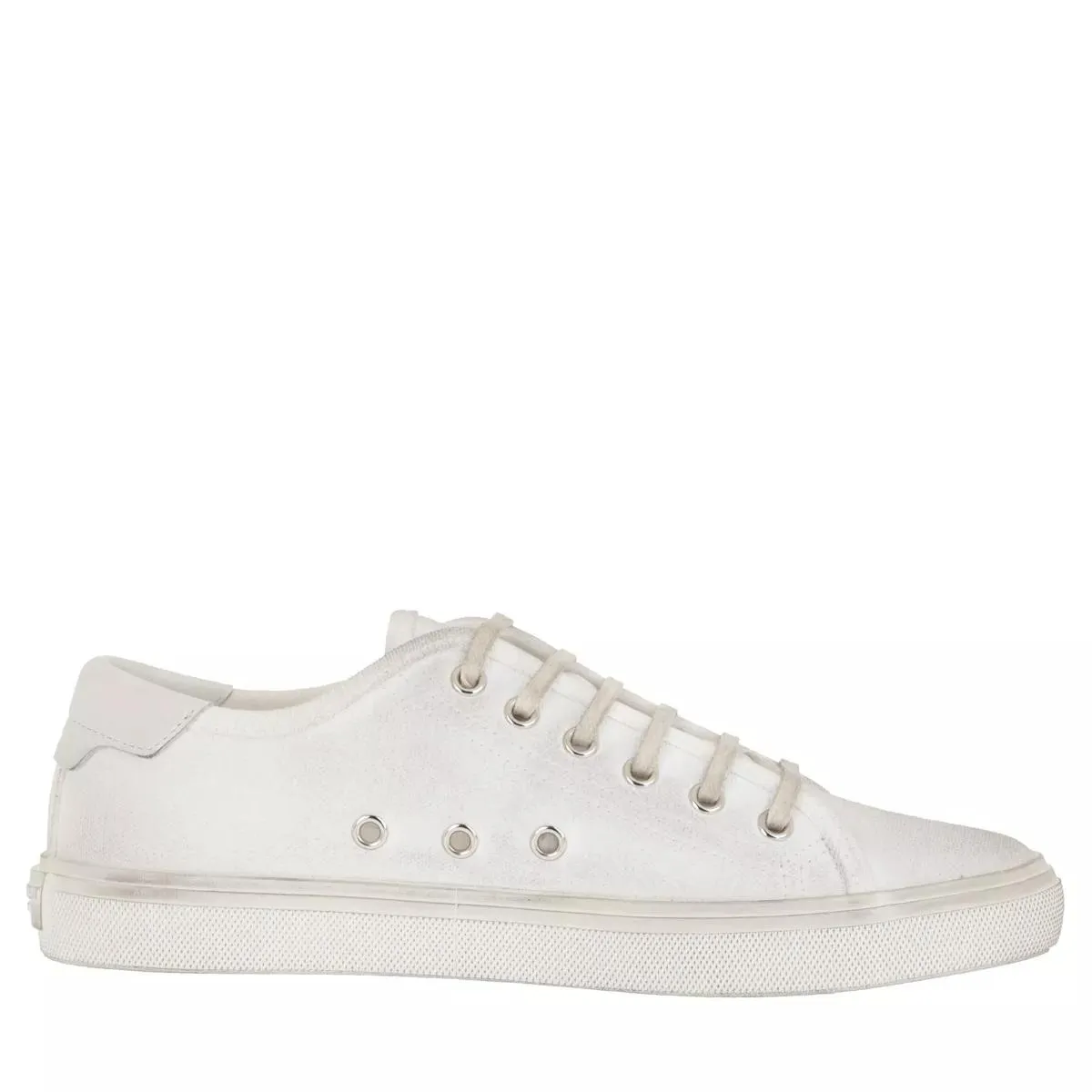   Saint Laurent  Malibu Canvas Sneakers White  Low-Top Sneaker 