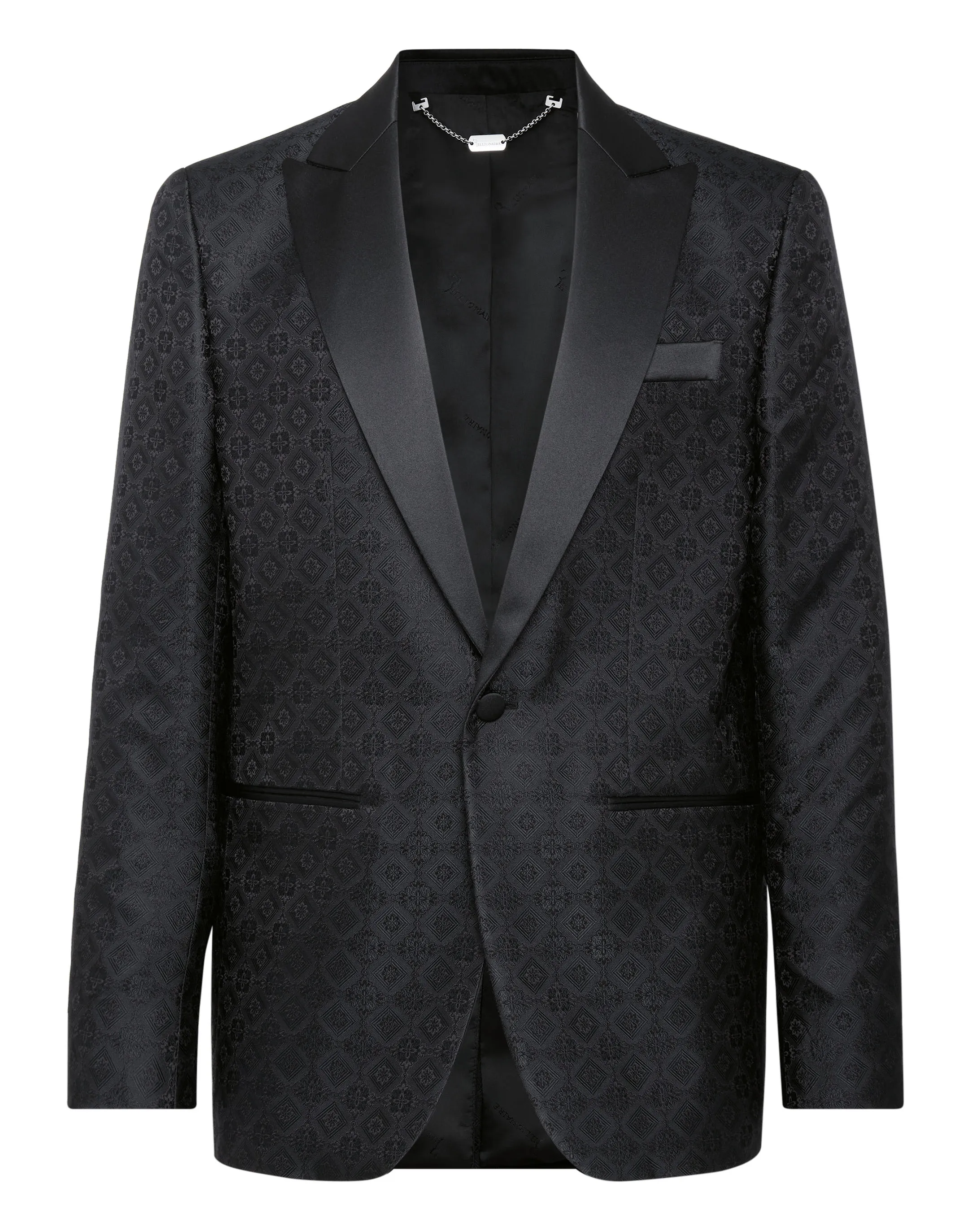 Satin Jacquard Blazer