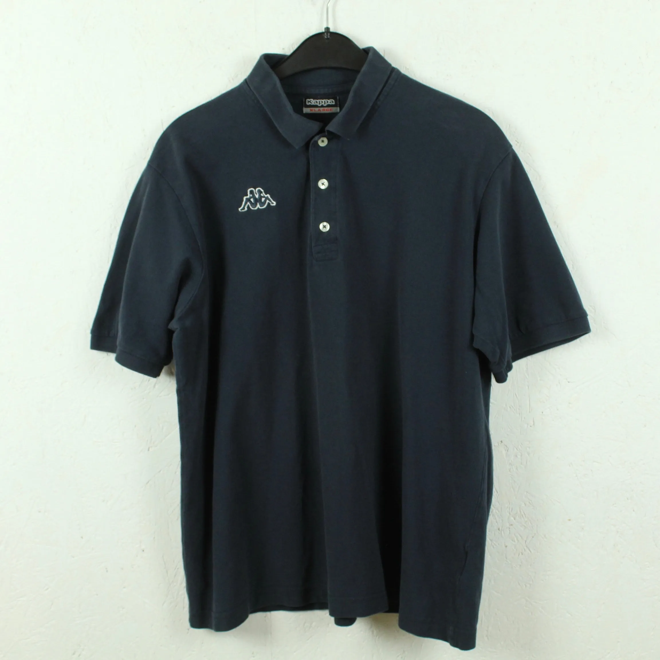 Second Hand KAPPA Poloshirt Gr. XL blau kurzarm (*)