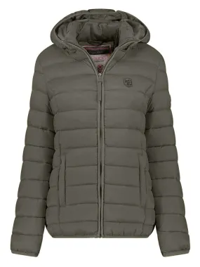 Steppjacke in Khaki