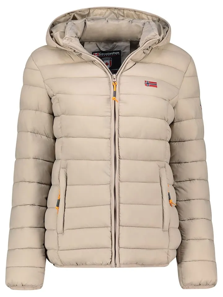 Steppjacke "Atikolor" in Beige