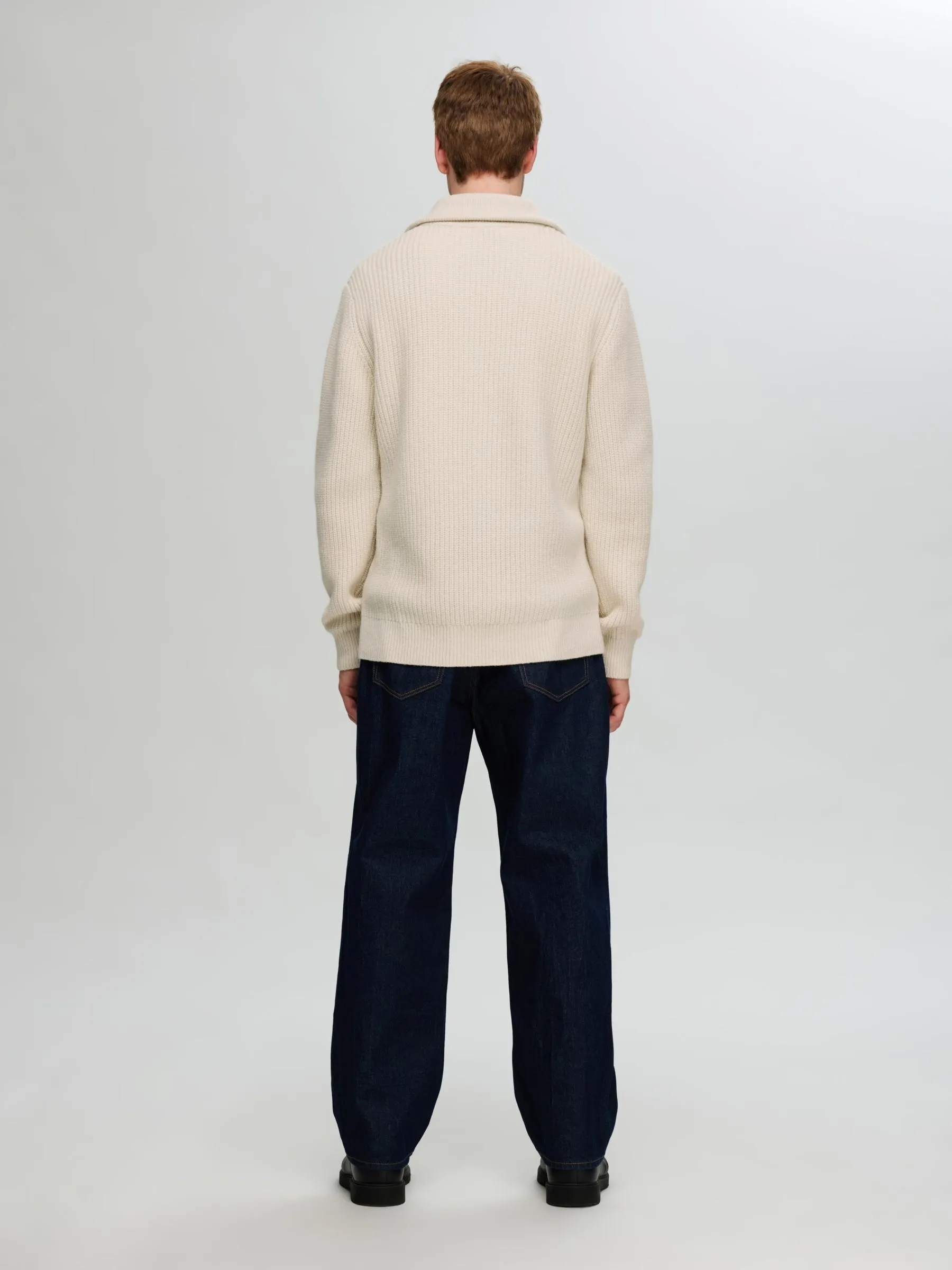 STRICK HALF-ZIP PULLOVER