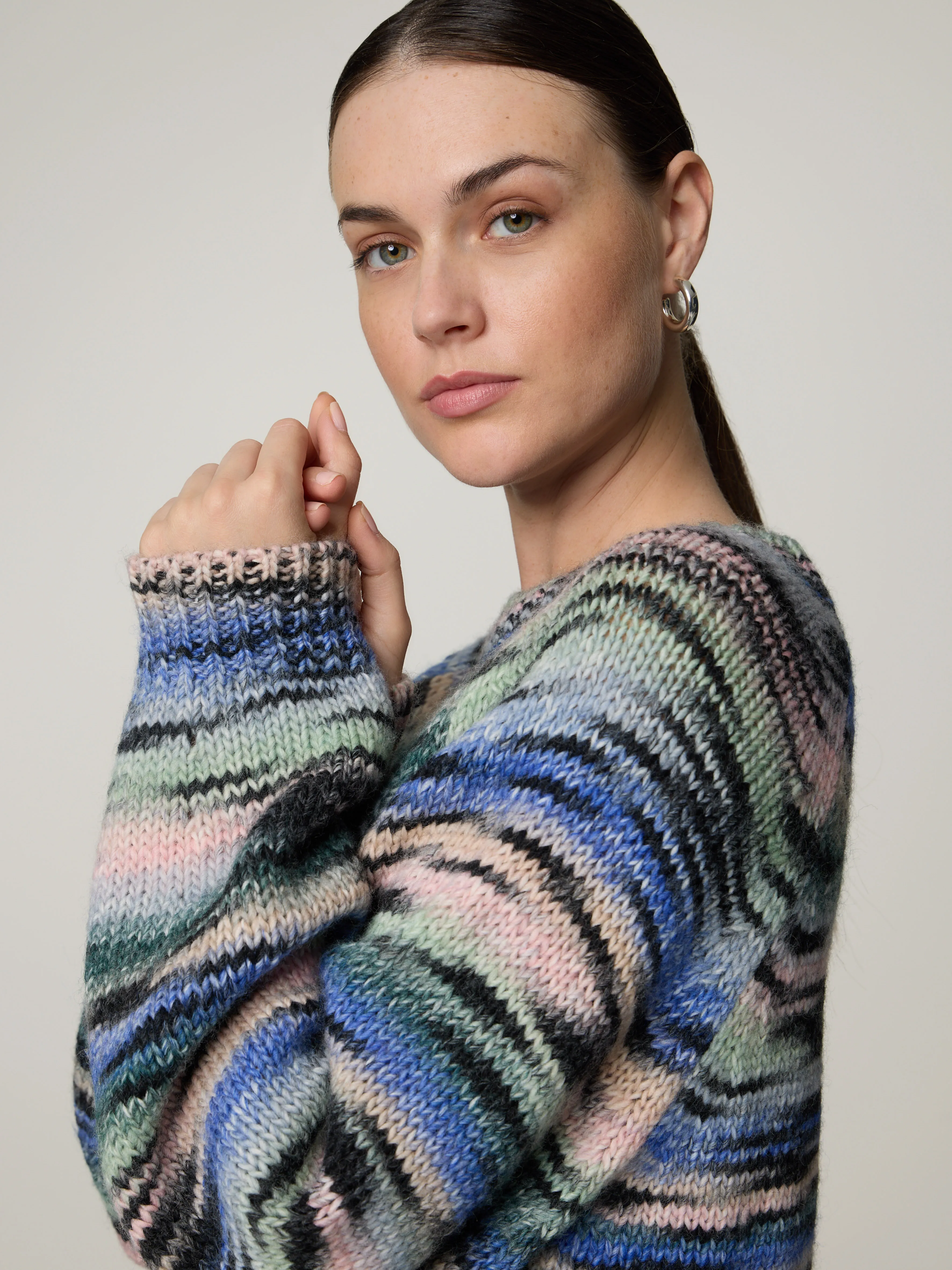 Strickpullover mit Wolle