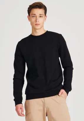 Sweatshirt CANTON aus Bio-Baumwolle - Black