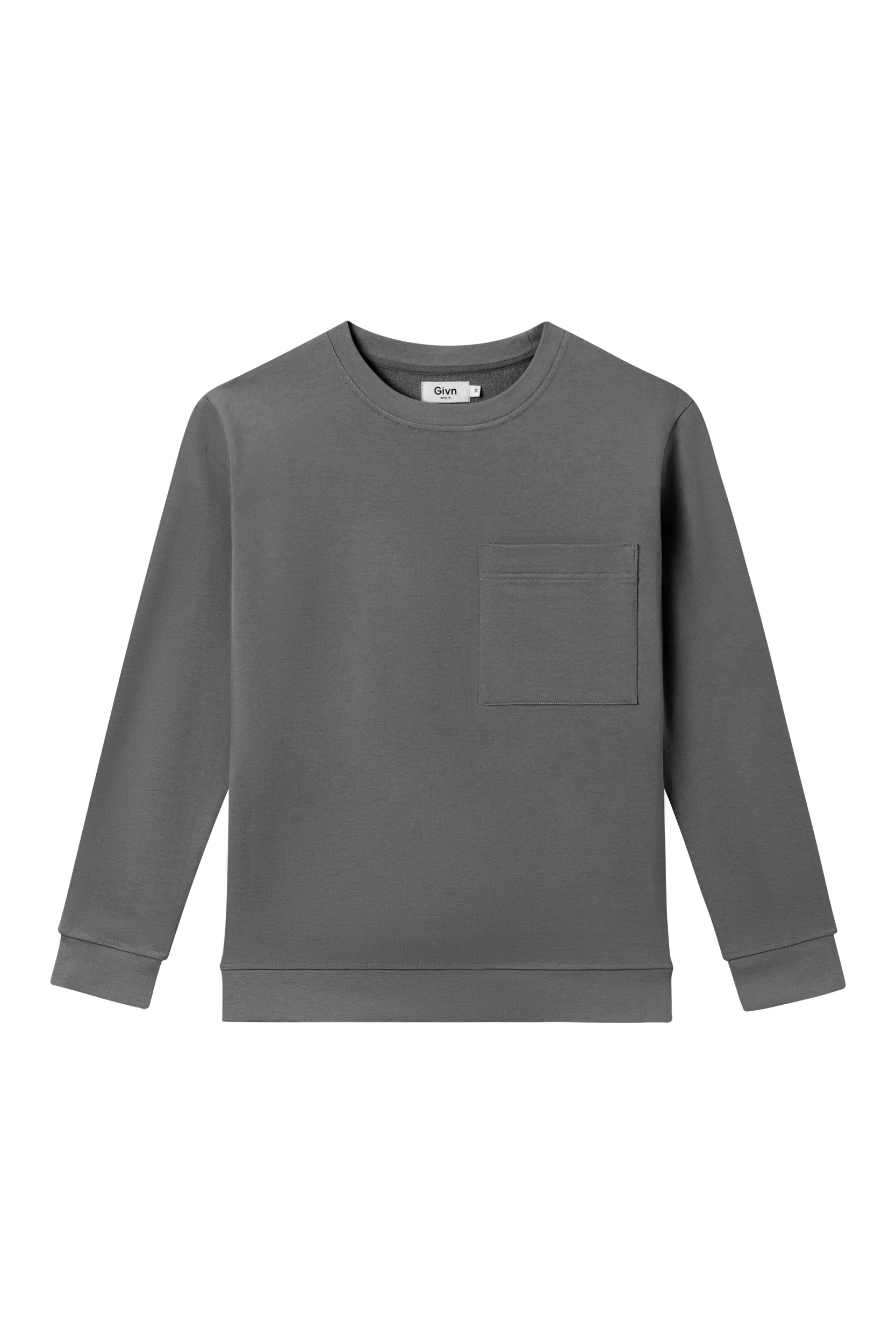 Sweatshirt GORDON aus Bio-Baumwolle - Shadow Grey