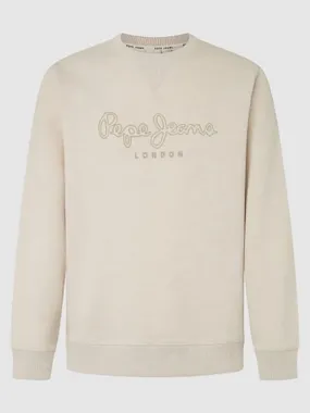 Sweatshirt "New Nouvel" in Creme