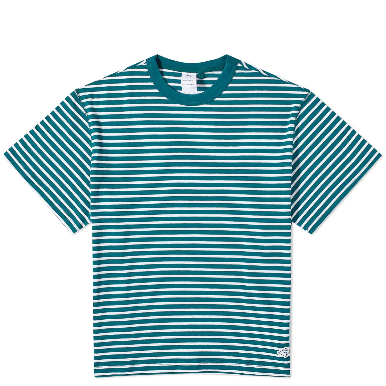 T-shirt Puma Nanamica x Striped T-Shirt Varsity Green 539854-80