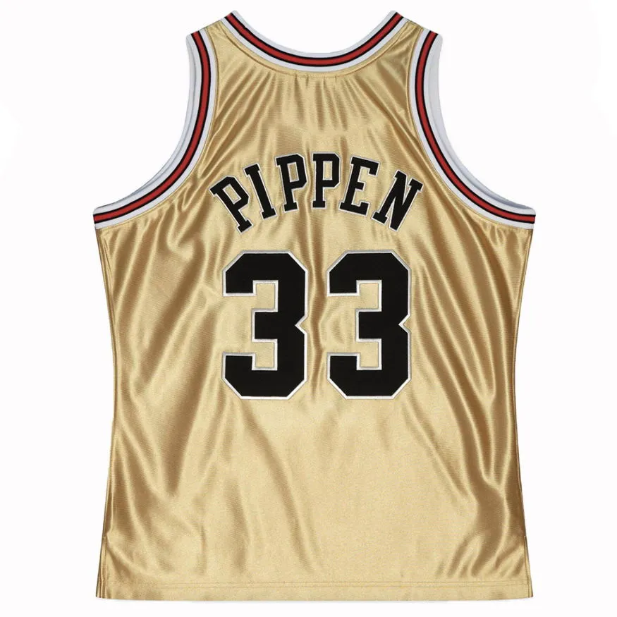 Trikot Mitchell & Ness Chicago Bulls Scottie Pippen 75th Swingman Jersey SMJY4398-CBU97SPIGOLD