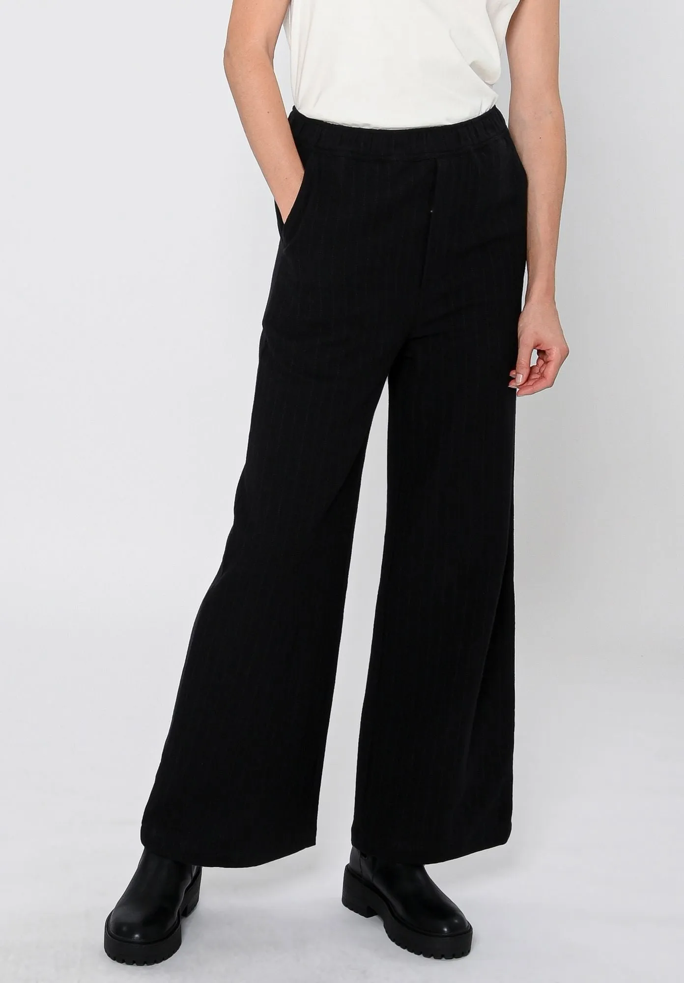 TT94 Long Wideleg Pants PINSTRIPE (GOTS)