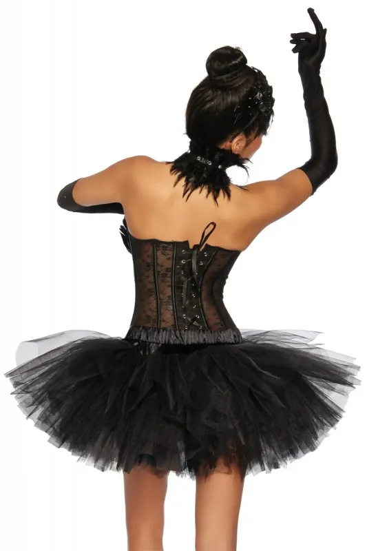 Tutu Primaballerina Minirock schwarz