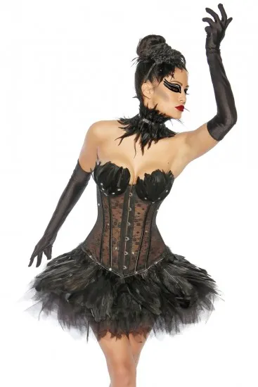 Tutu Primaballerina Minirock schwarz