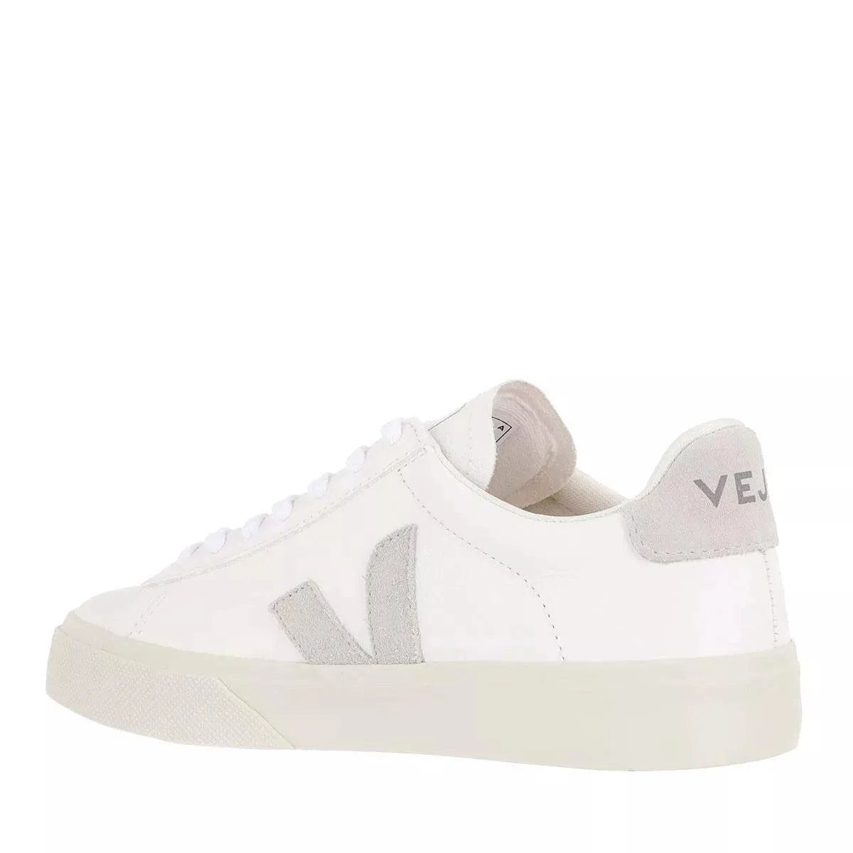   Veja  Campo Extra White Natural Suede  Low-Top Sneaker 