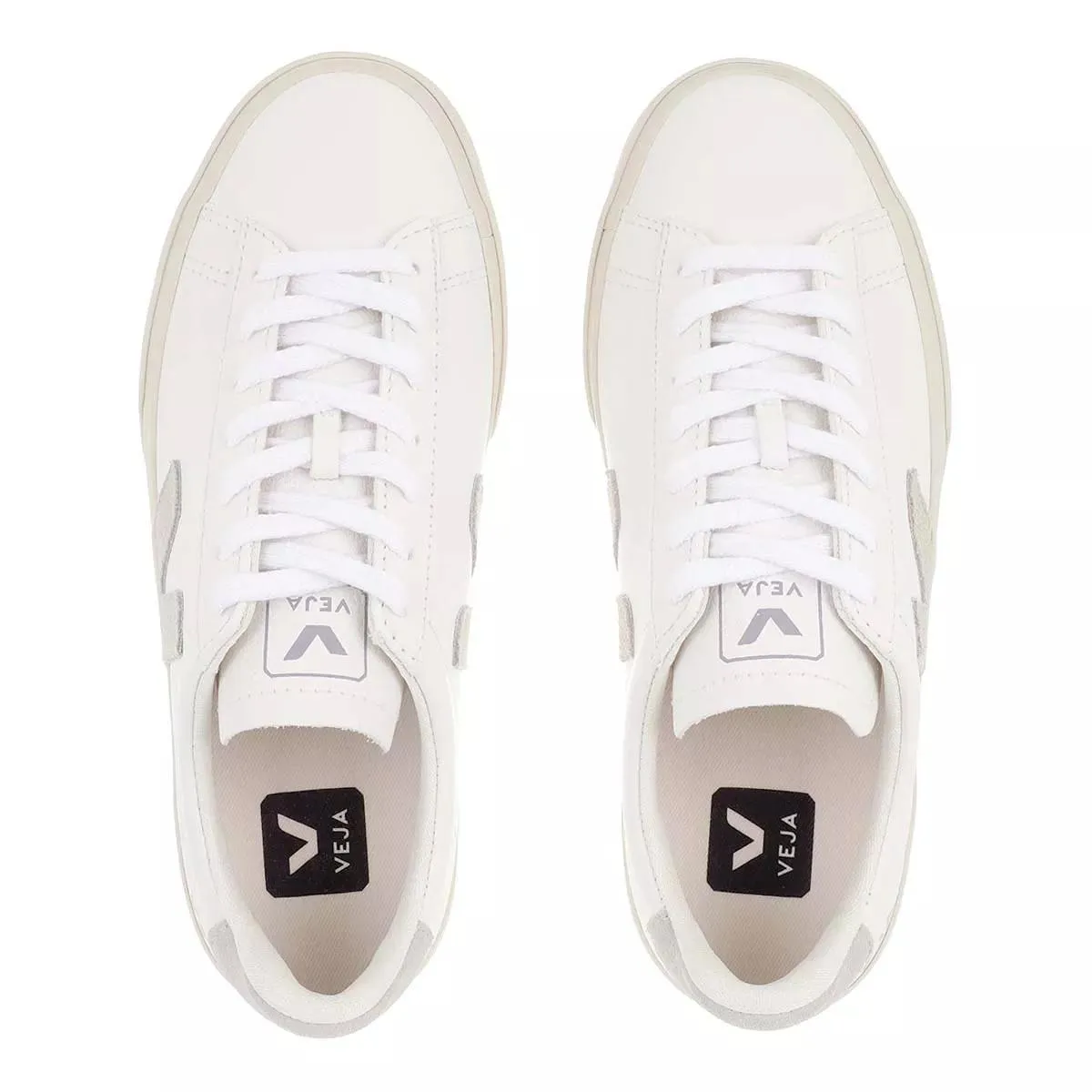   Veja  Campo Extra White Natural Suede  Low-Top Sneaker 