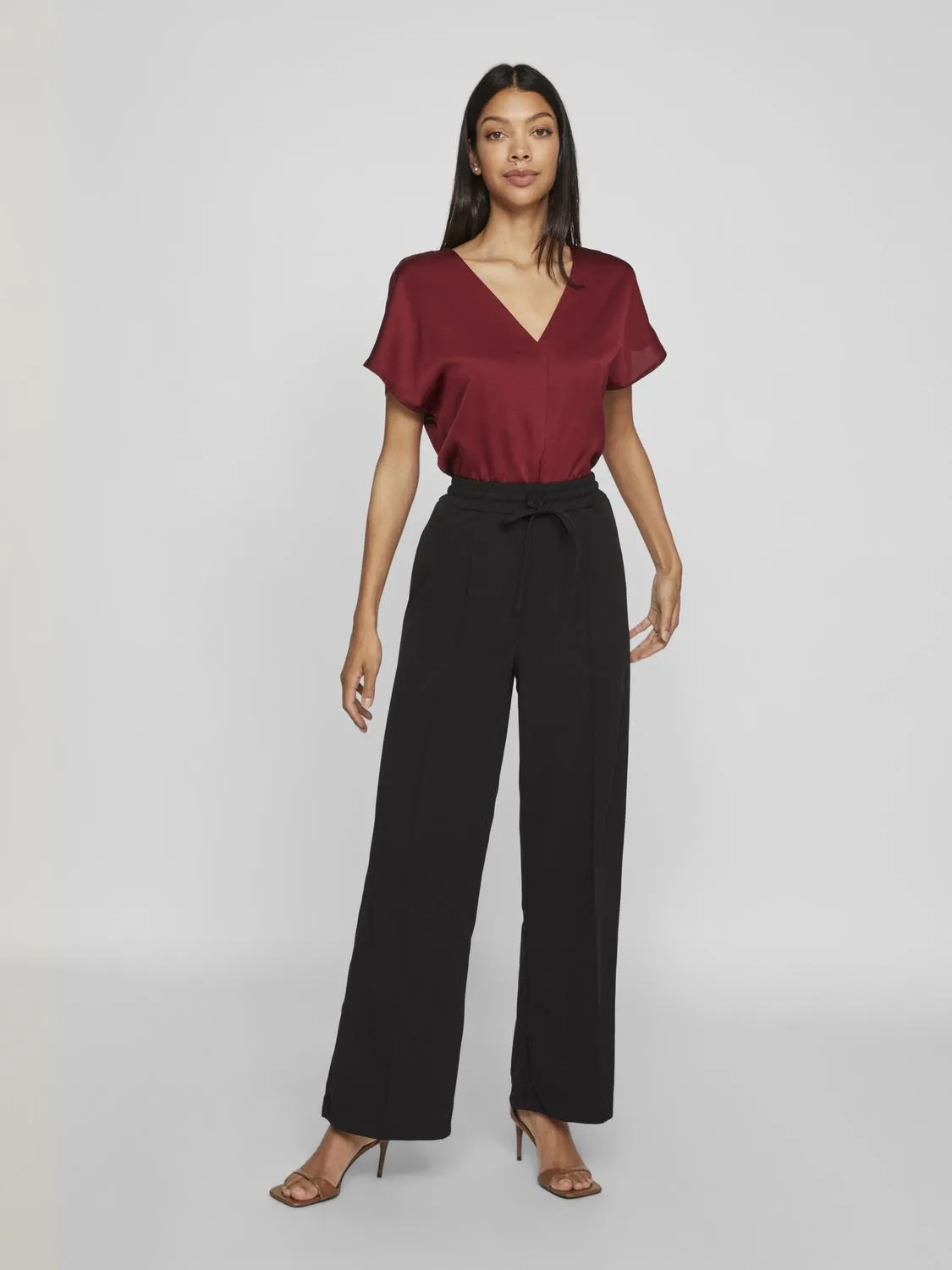 Vila Hose, VICLUA HW WIDE PANTS-NOOS