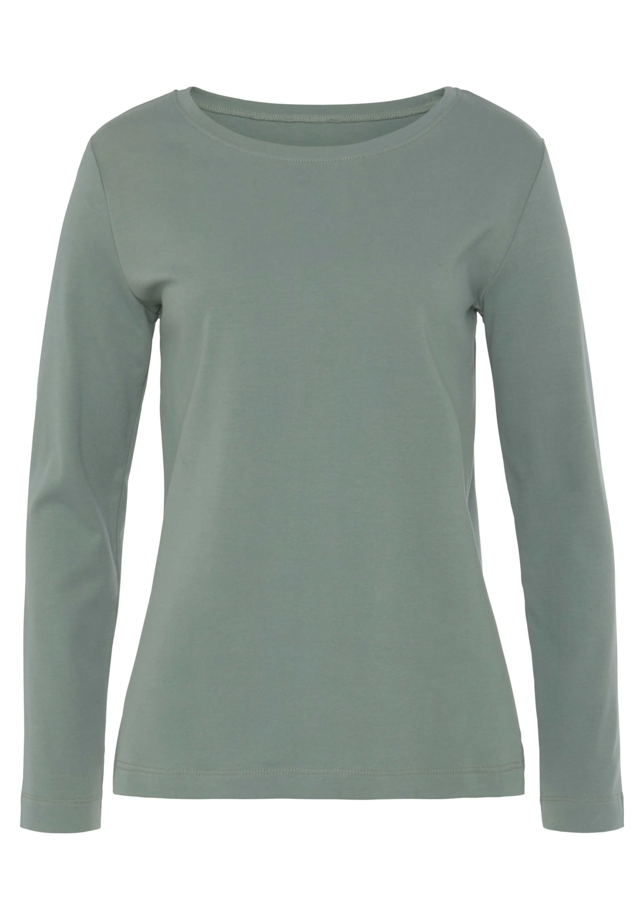 Vivance Langarmshirt in mint, taupe